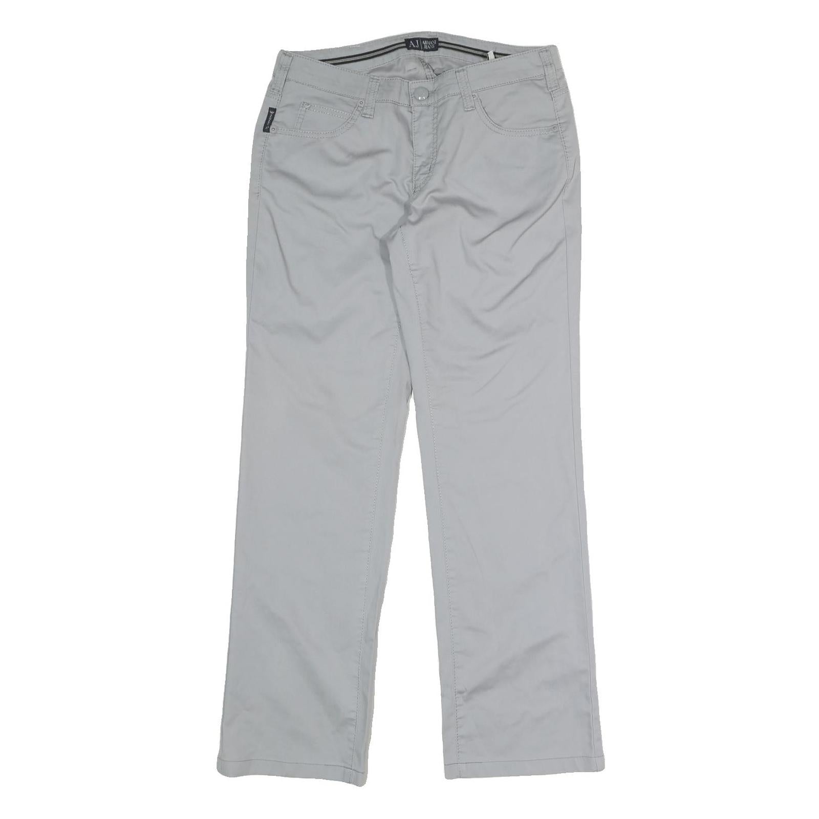 Buy ARMANI JEANS Womens Cotton Blend Light Grey Regular Fit Straight Trousers W30 Refurbished - $33.79 ARMANI JEANS Womens Cotton Blend Light Grey Regular Fit Straight Trousers W30 Refurbished - N/A refurbished available on Cerqular