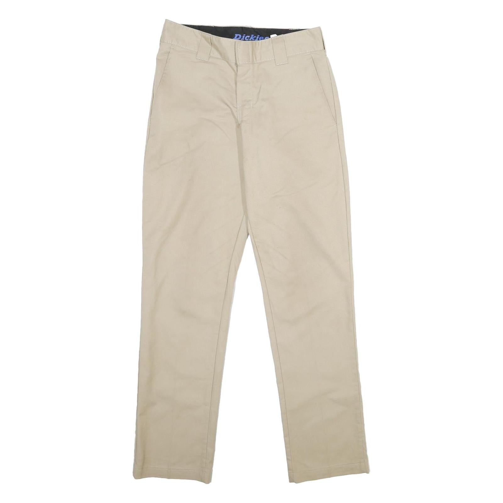 DICKIES Mens Polyester Blend Beige Regular Fit Straight Trousers W29 L32 Refurbished - N/A refurbished available on Cerqular