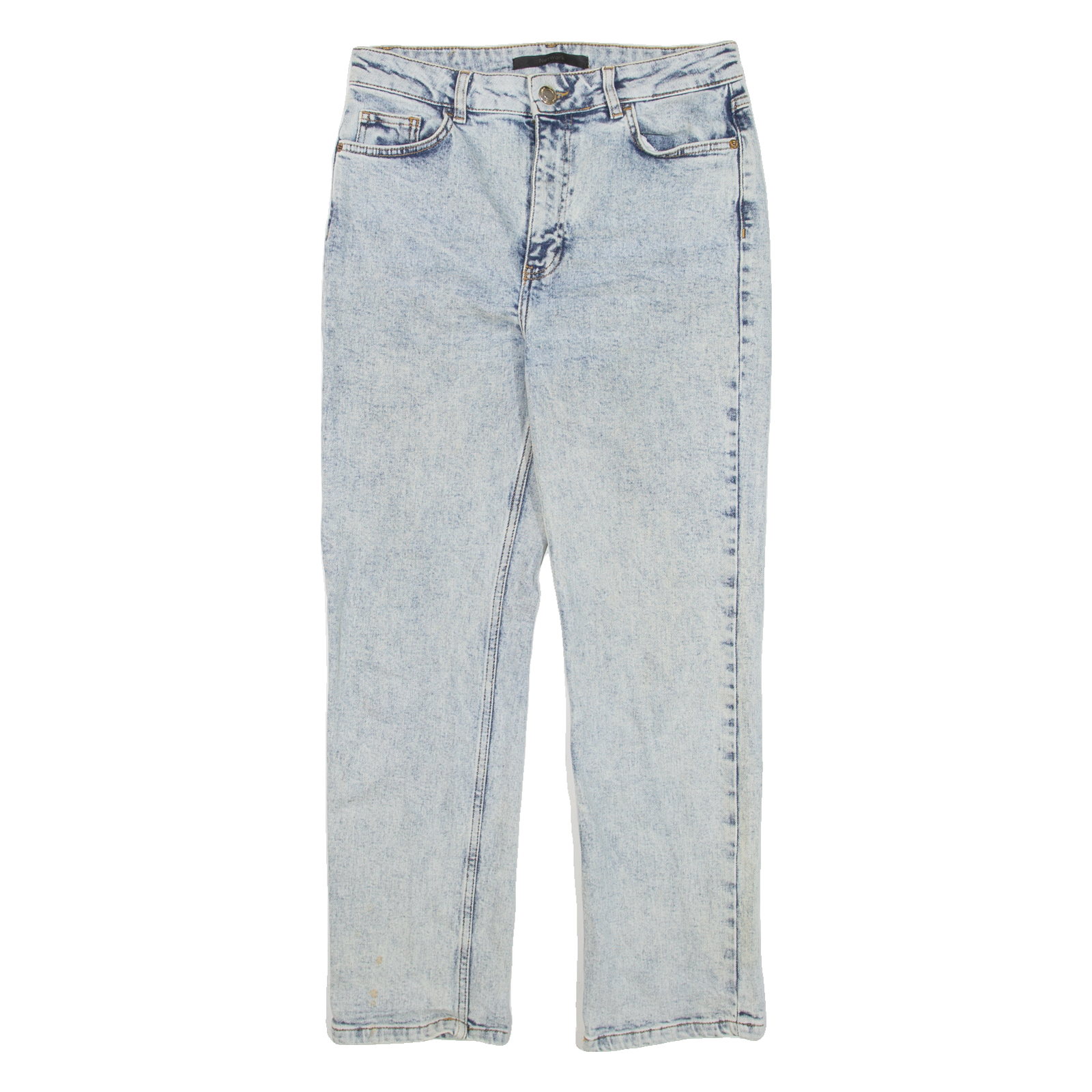 NETWORK High Waisted Womens Jeans Blue Regular Straight W28 L26 Refurbished - N/A refurbished available on Cerqular