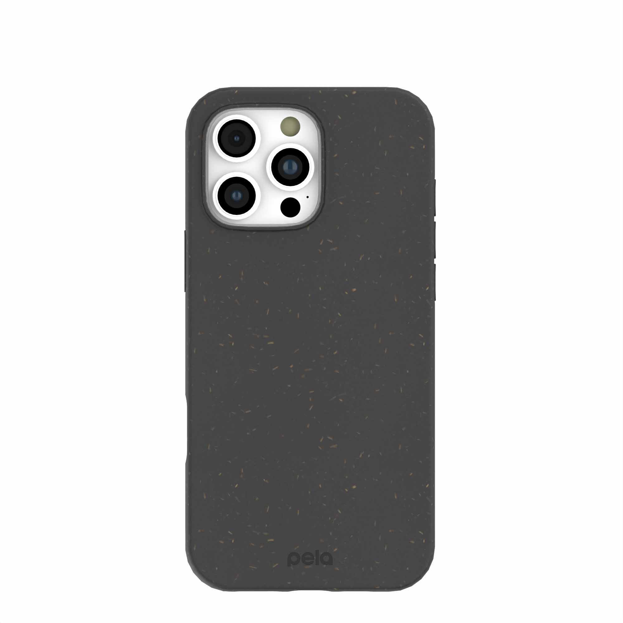 Black iPhone 16 Pro Max Case Refurbished - Pela Case refurbished available on Cerqular