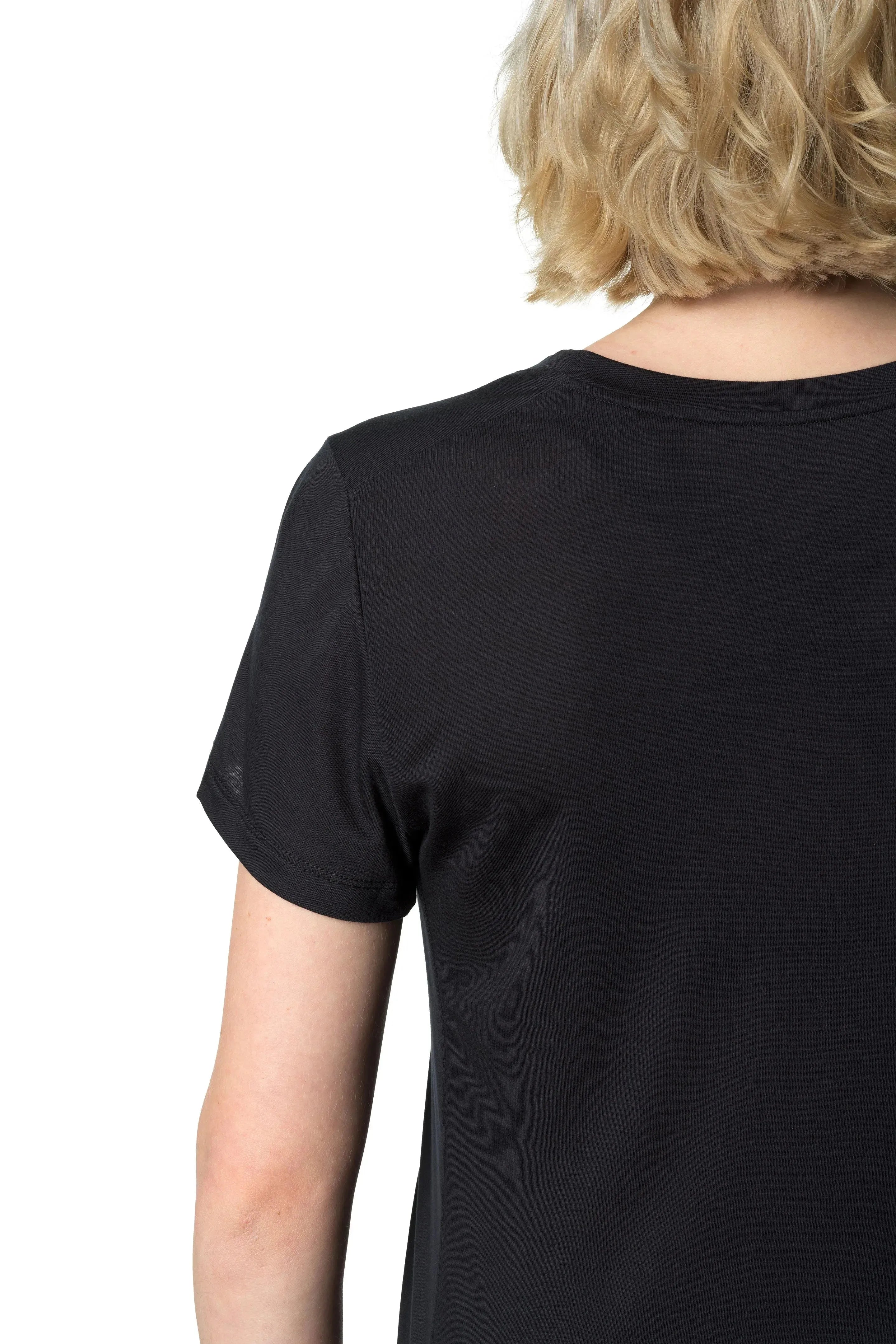 W's Desoli Tee | Color: true black | Size: XL Refurbished - Houdini Sportswear refurbished available on Cerqular