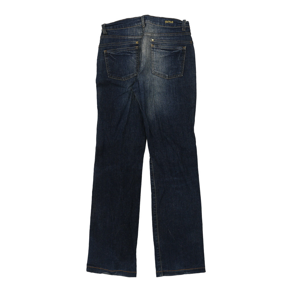 Yera Jeans - 30W UK 10 Dark Wash Cotton Refurbished - Thrifted (note: this is a term often used to describe second- refurbished available on Cerqular