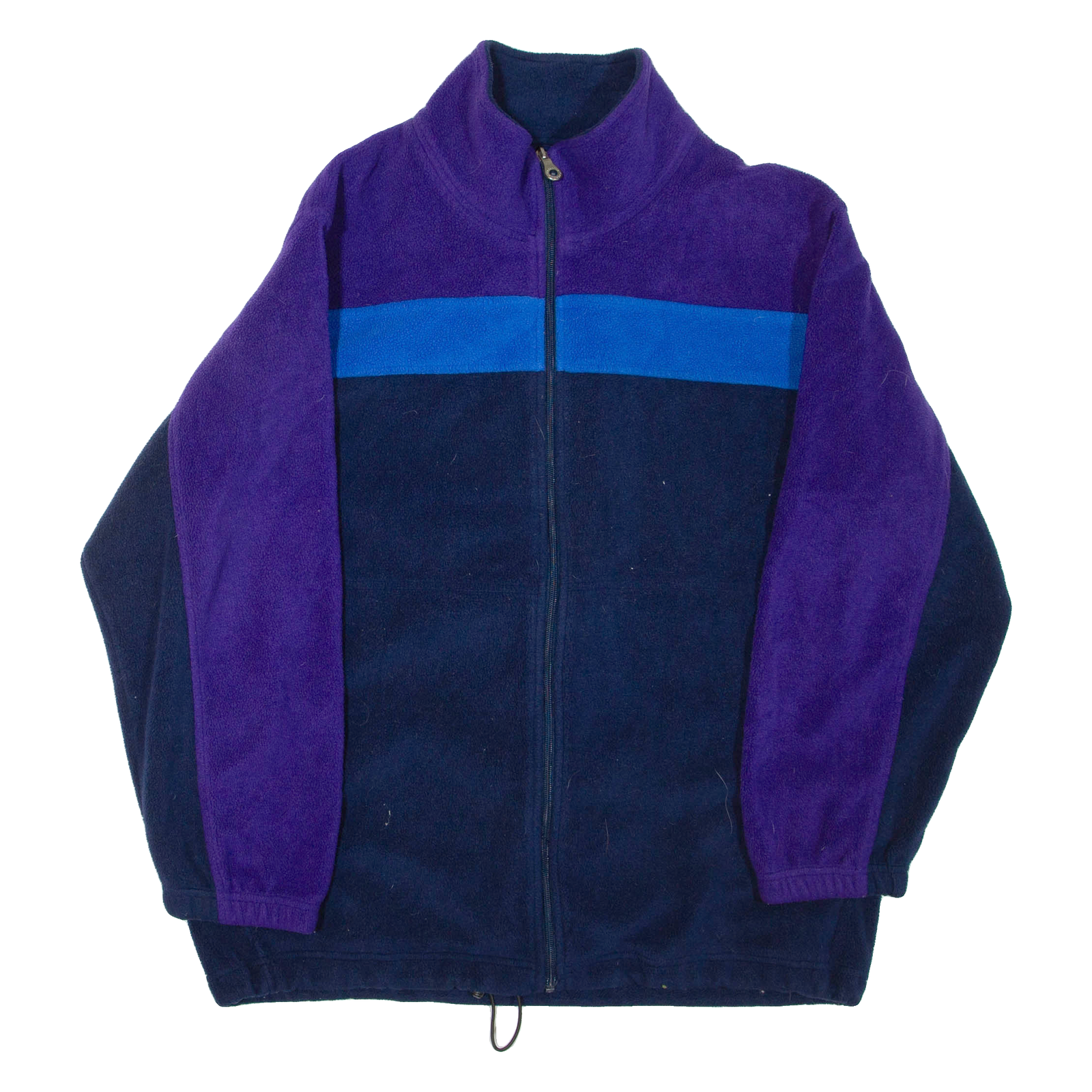 CATALINA Womens Fleece Jacket Blue Colourblock L Refurbished - N/A refurbished available on Cerqular