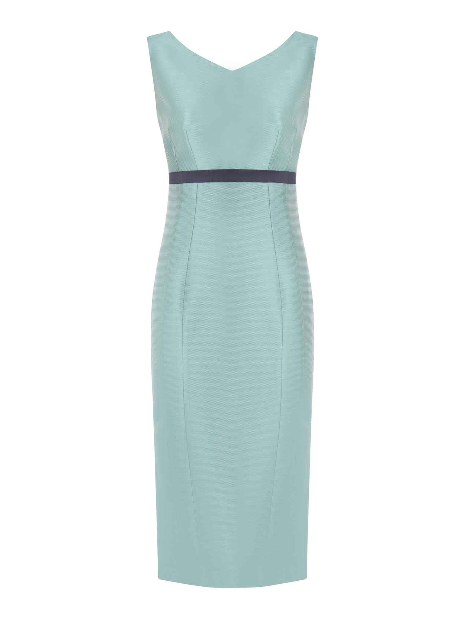 ALLIUM | Empire-Cut Fitted Dress | Colour: Green | Size: UK 6 (US 0) Refurbished - N/A refurbished available on Cerqular
