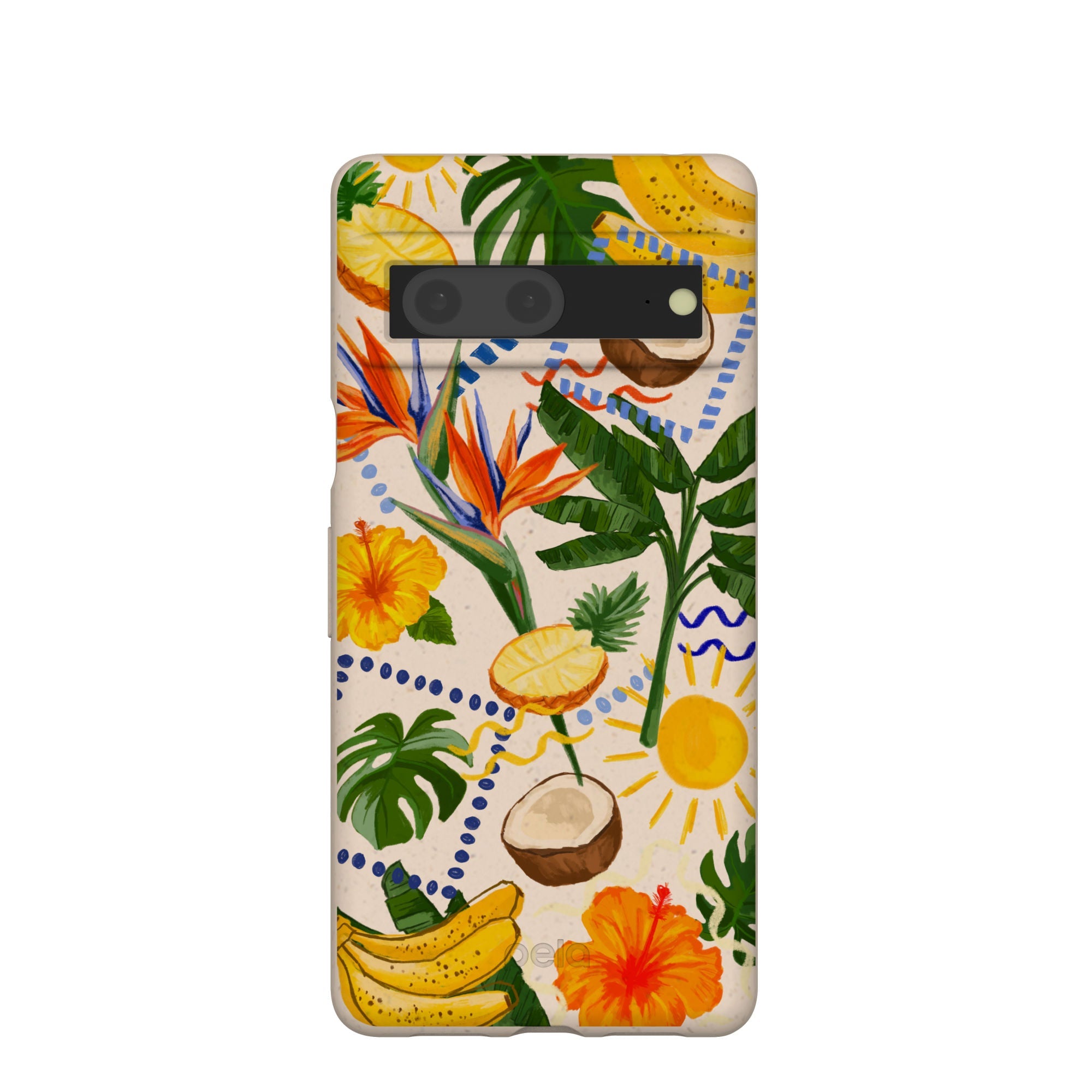 Seashell Tropics Google Pixel 7 Case Refurbished - Pela Case refurbished available on Cerqular