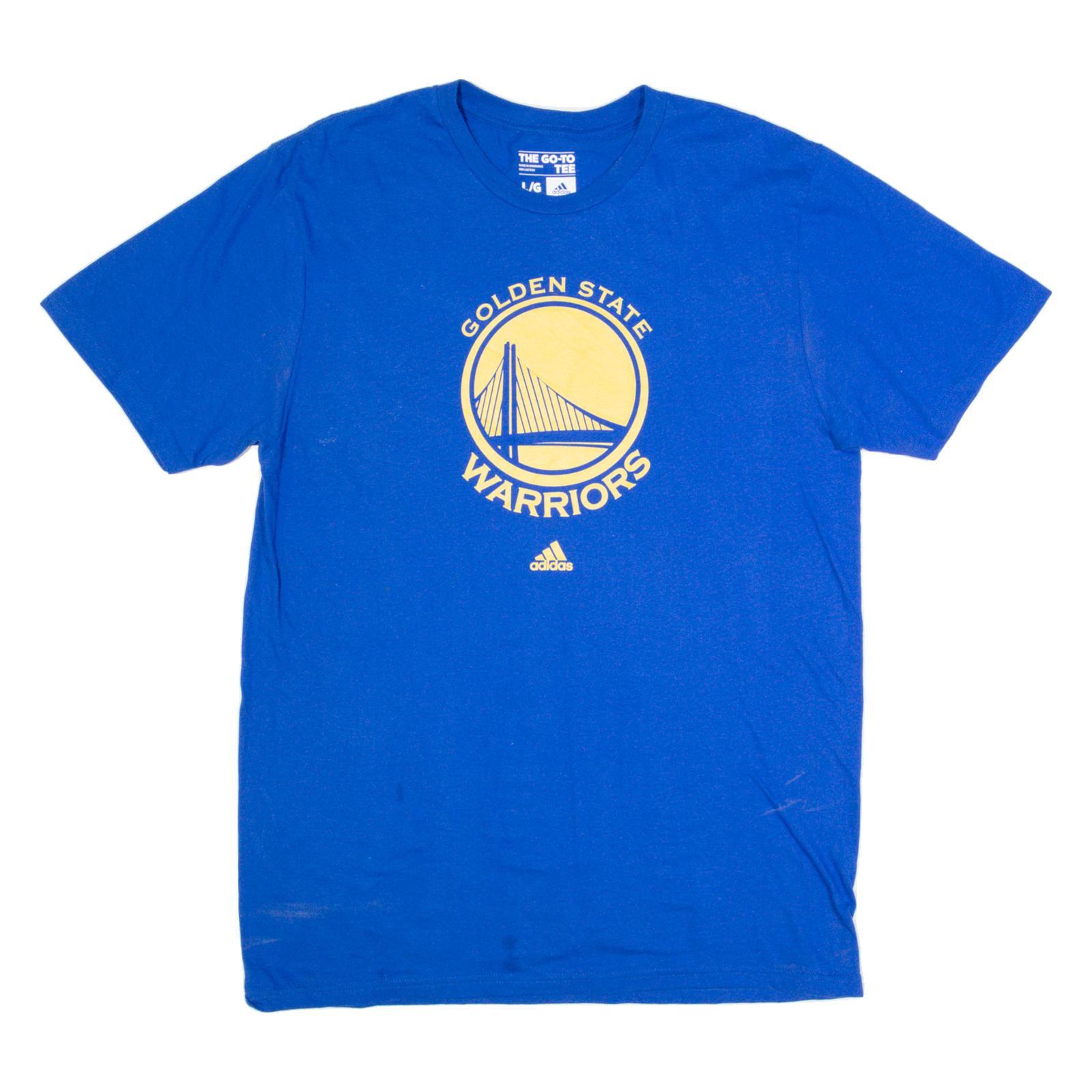 ADIDAS Golden State Warriors Mens T-Shirt Blue USA L Refurbished - N/A refurbished available on Cerqular