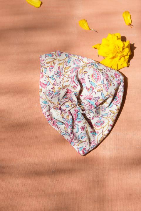 Buy Recycled girl's turban - Padma Flower | Size: 3- 6 months Refurbished - $23.40 Recycled girl's turban - Padma Flower | Size: 3- 6 months Refurbished - N/A (Note: This brand may not be well-known globally refurbished available on Cerqular