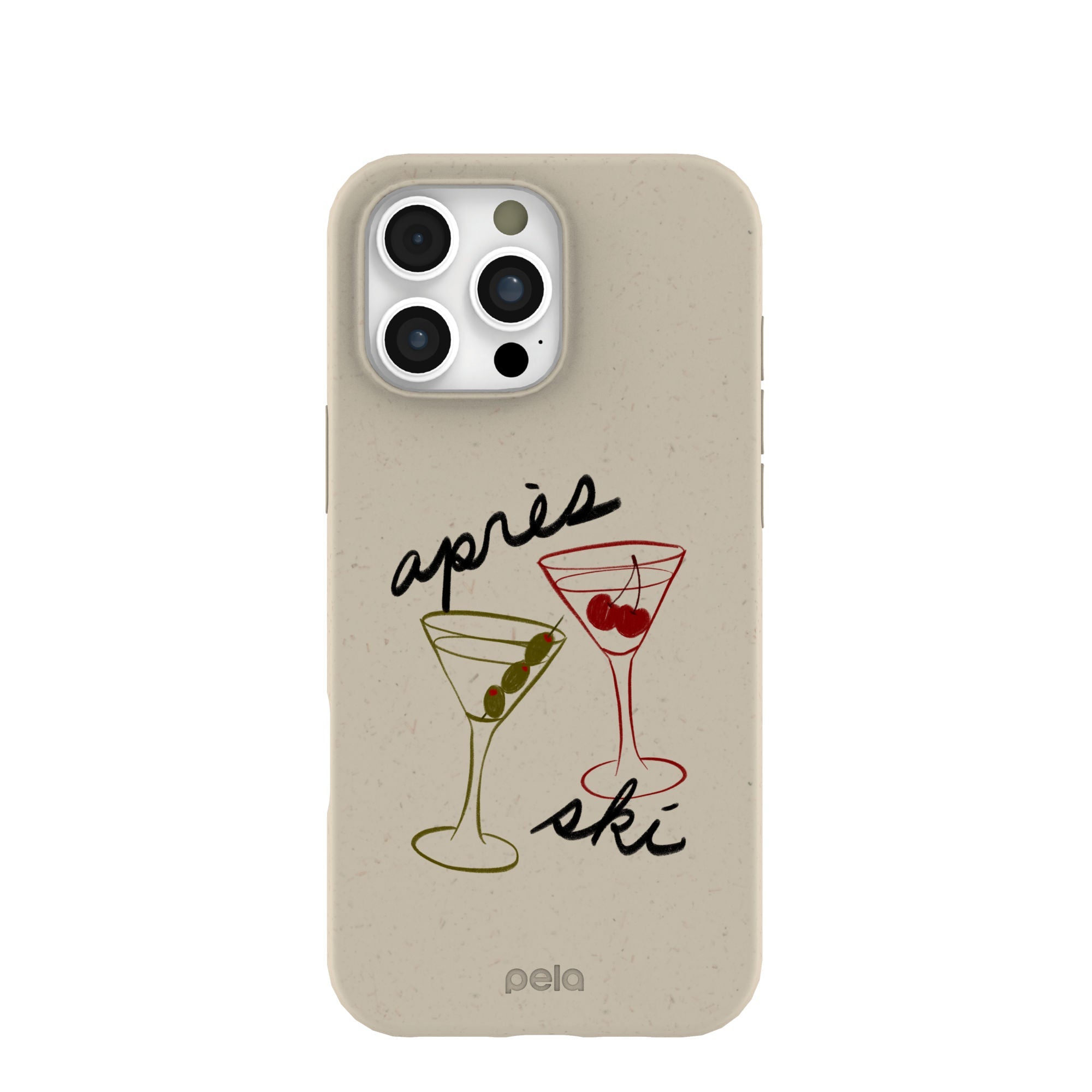 London Fog Apres Ski iPhone 16 Pro Max Case Refurbished - Pela Case refurbished available on Cerqular