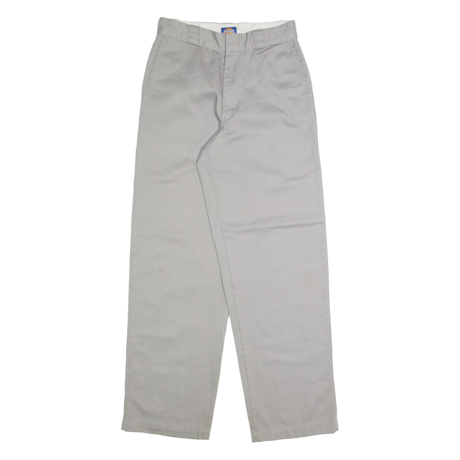 DICKIES Chino Womens Trousers Grey Slim Straight W26 L30 Refurbished - N/A refurbished available on Cerqular