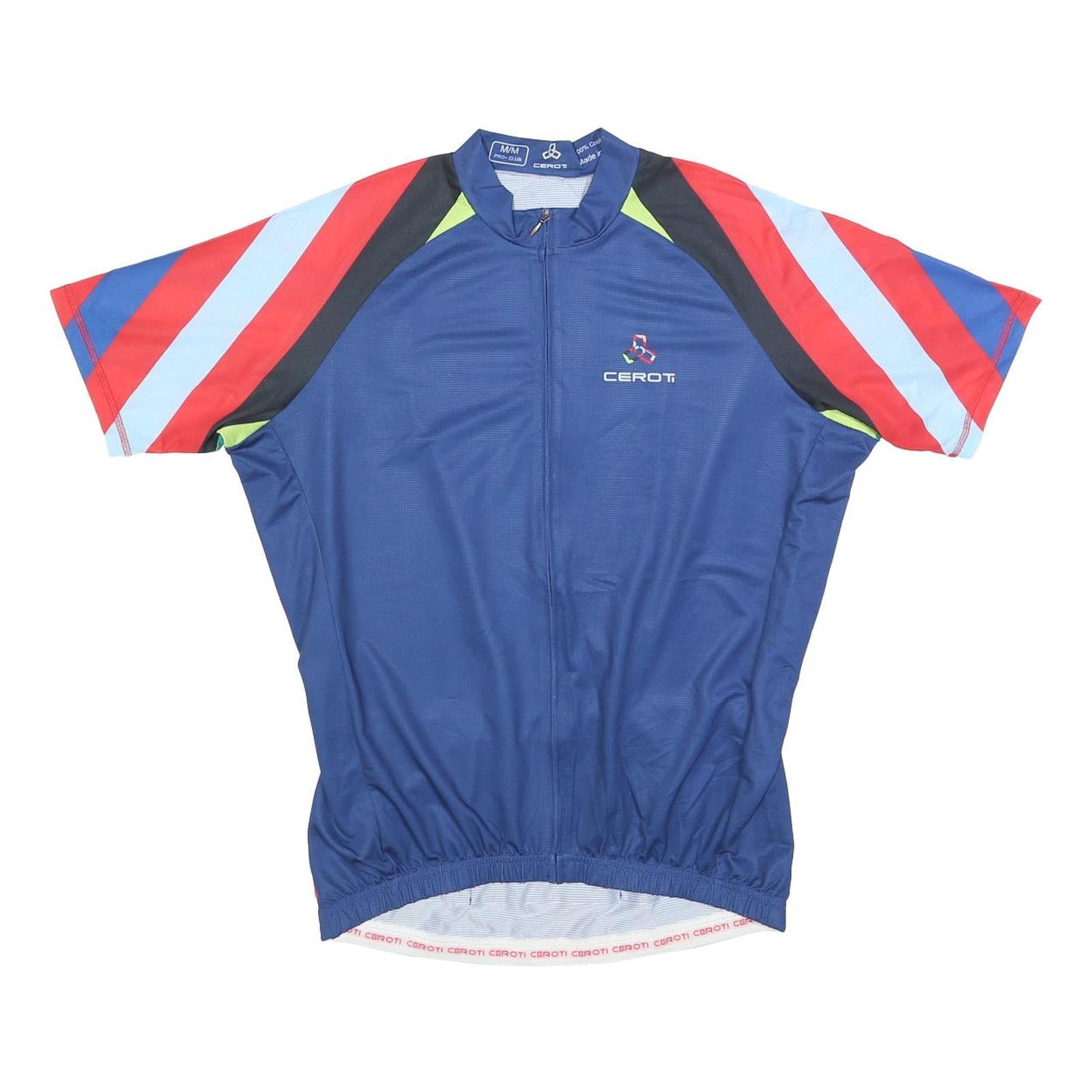 Buy CEROTI Mens Blue Polyester Cycling Jersey M Short Sleeve Zip Neck Refurbished - $23.39 CEROTI Mens Blue Polyester Cycling Jersey M Short Sleeve Zip Neck Refurbished - N/A refurbished available on Cerqular