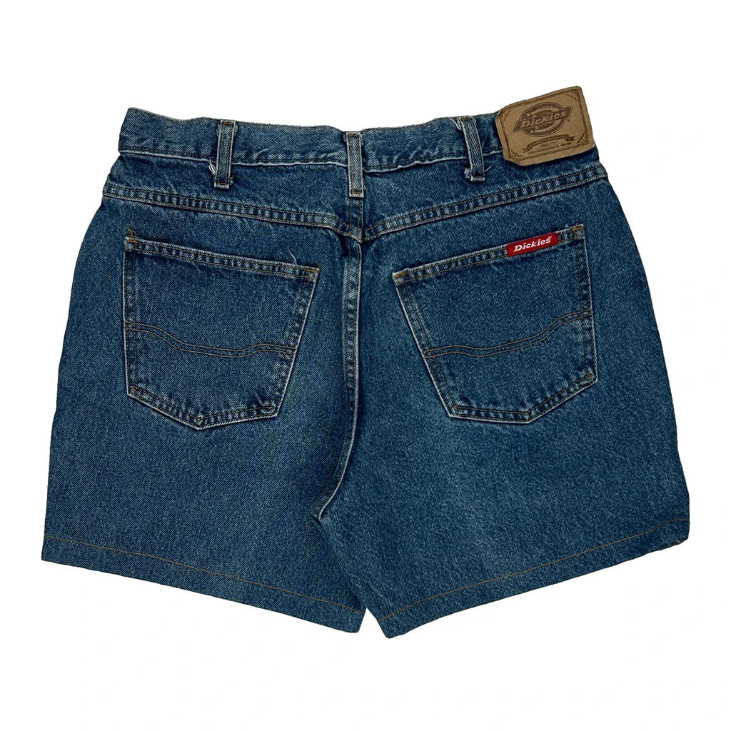 Dickies Denim Shorts - 31W UK 12 Blue Cotton Refurbished - Thrifted (note: this is a term often used to describe second- refurbished available on Cerqular