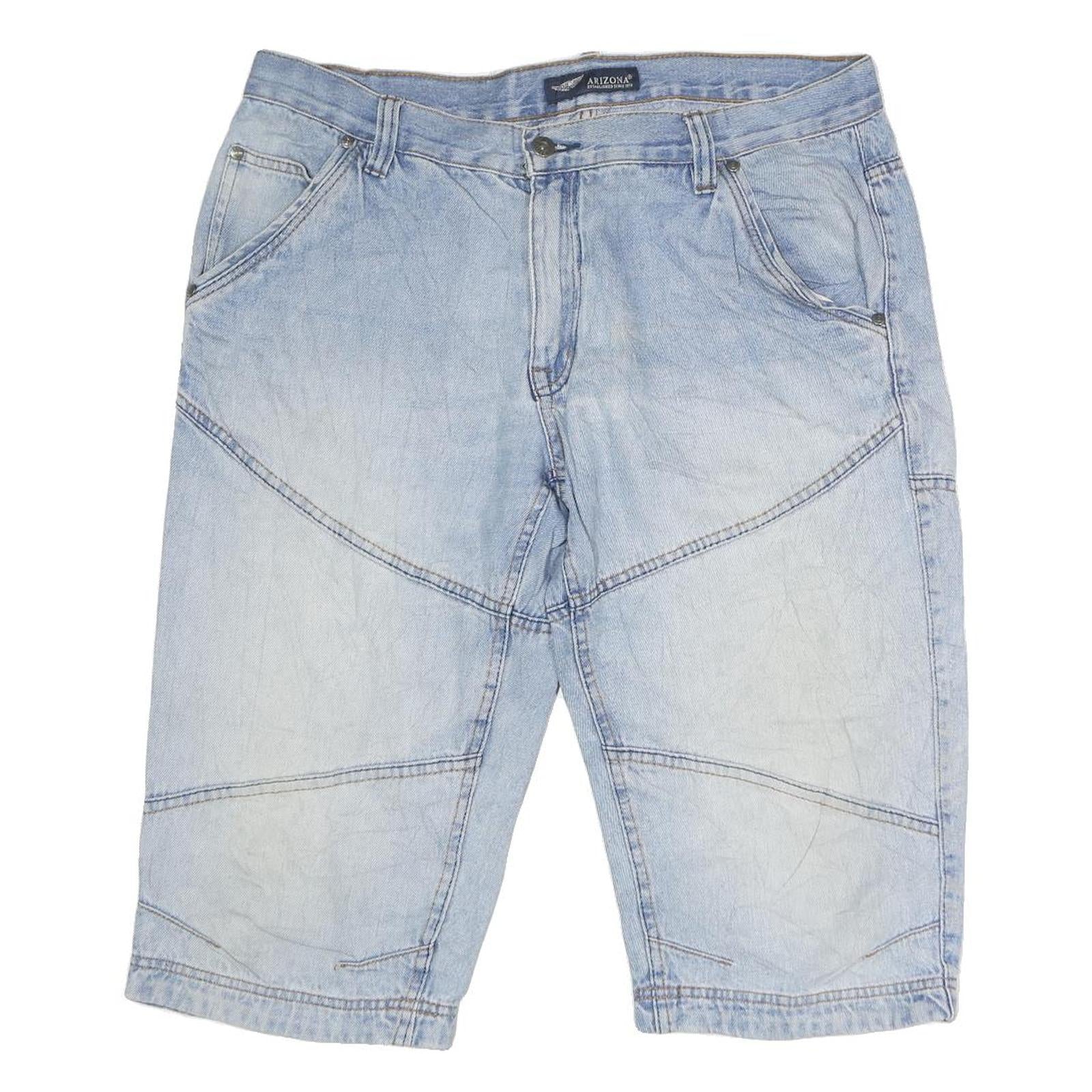 Buy ARIZONA JEAN COMPANY Mens Light Blue Denim Casual Shorts M W36 Casual Fit Refurbished - $19.49 ARIZONA JEAN COMPANY Mens Light Blue Denim Casual Shorts M W36 Casual Fit Refurbished - N/A refurbished available on Cerqular