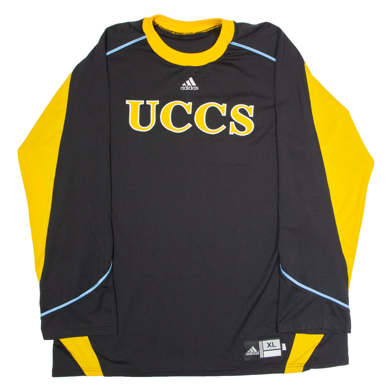 ADIDAS UCCS Mens Jersey Black Long Sleeve USA Crew Neck Nylon 2XL Refurbished - N/A refurbished available on Cerqular