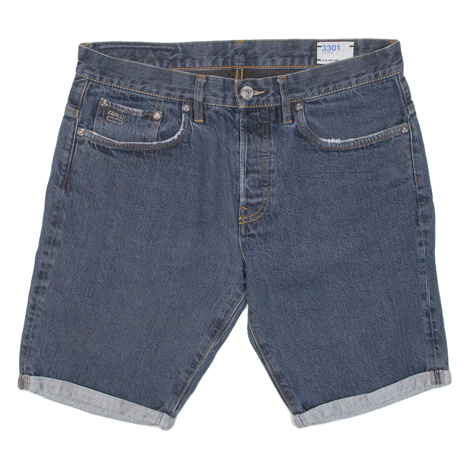 G-STAR Mens Jorts Shorts Blue M W34 Refurbished - N/A refurbished available on Cerqular