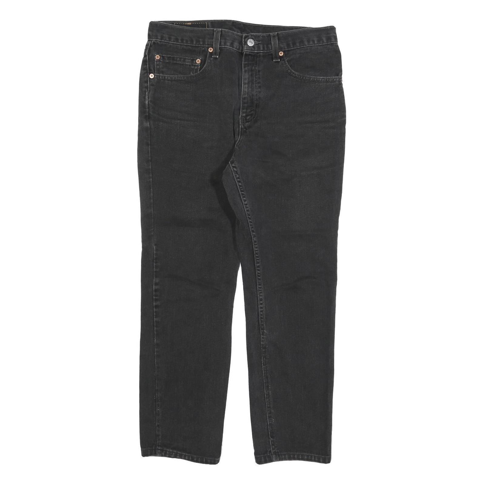 LEVI'S 512 Tapered Mens Jeans Black Slim Tapered Denim W33 L27 Stylish Fit Refurbished - N/A refurbished available on Cerqular