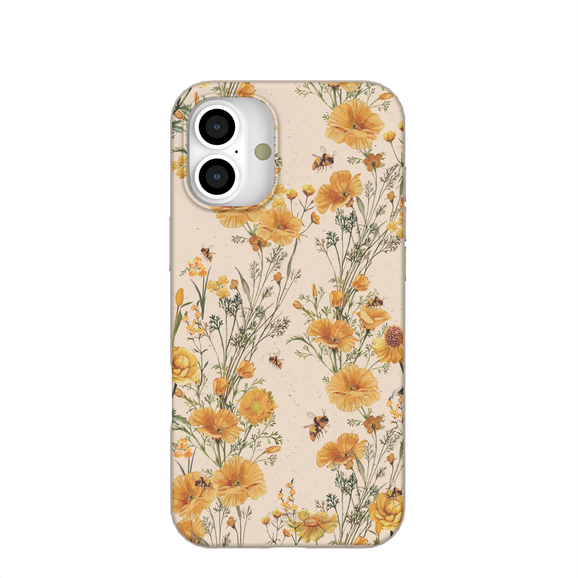 Seashell Vintage Bee iPhone 16 Plus Case Refurbished - Pela Case refurbished available on Cerqular