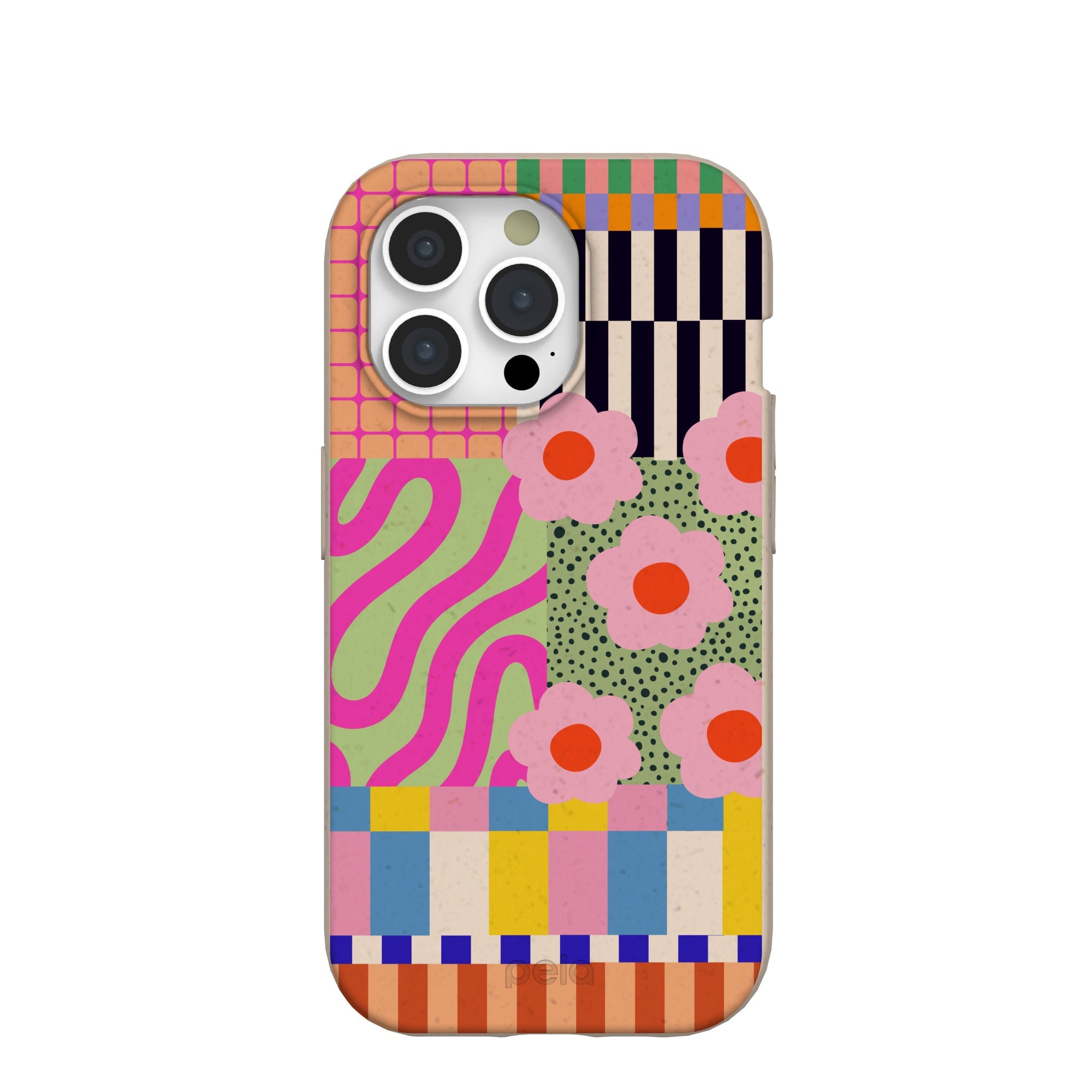 Seashell Abstract Cake iPhone 15 Pro Case Refurbished - Pela Case refurbished available on Cerqular