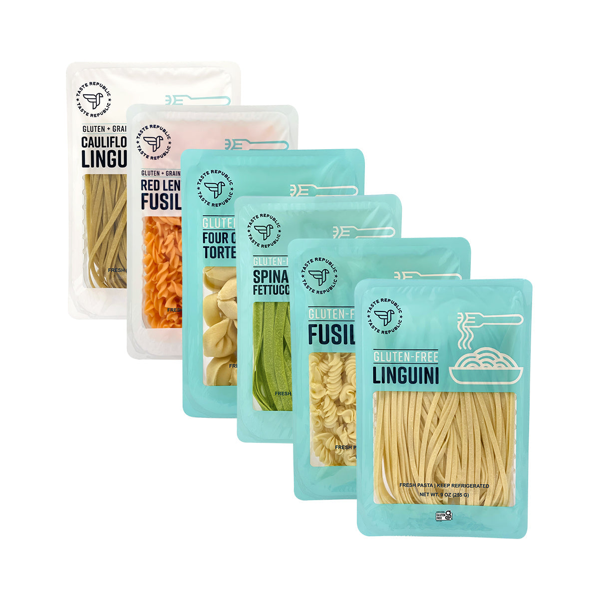 Fresh Gluten-Free Pasta Variety Pack (6-Pack) Refurbished - Taste Republic refurbished available on Cerqular