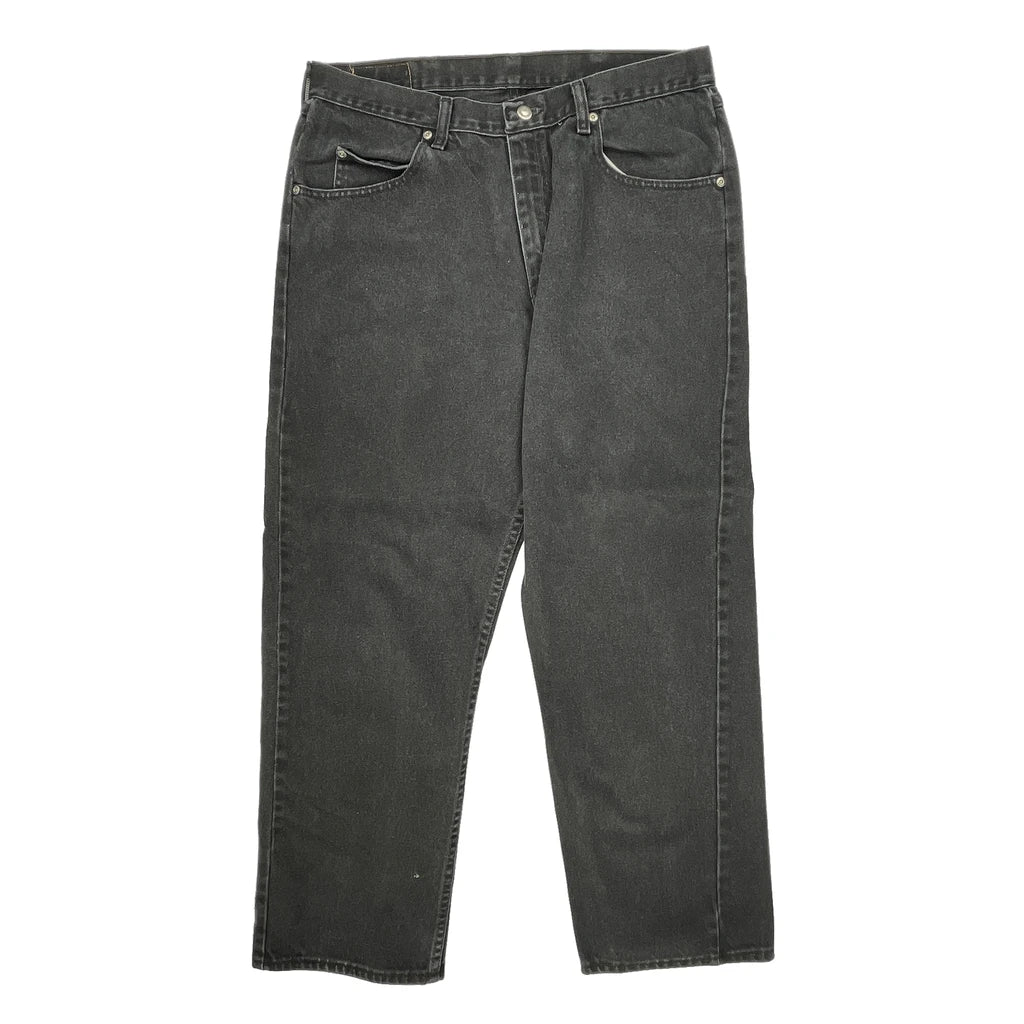 Wrangler Jeans - 34W 30L Grey Cotton Refurbished - Thrifted (note: this is a term often used to describe second- refurbished available on Cerqular