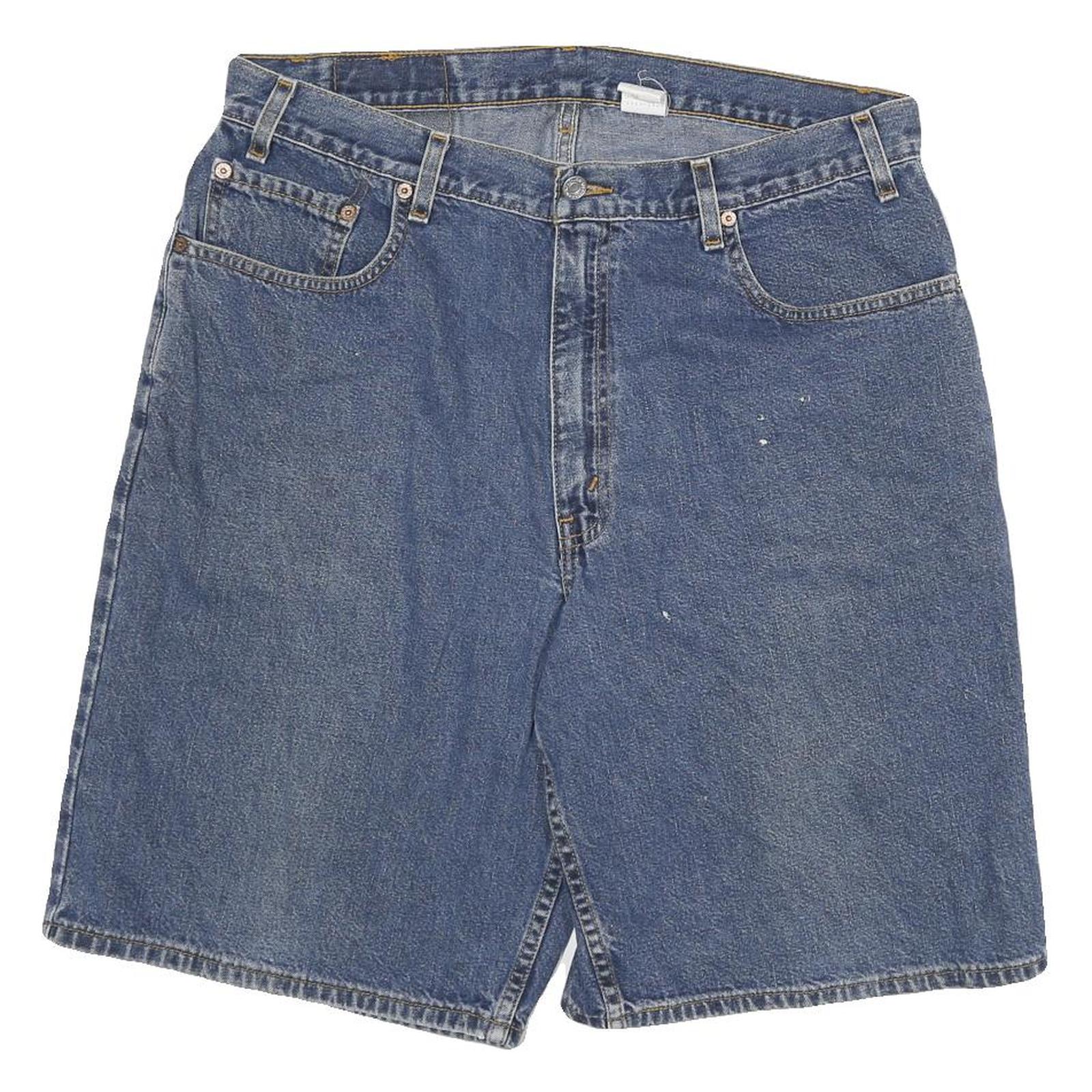 LEVI'S Mens Denim Blue Classic Casual Shorts 2XL W36 Cotton Blend Refurbished - N/A refurbished available on Cerqular