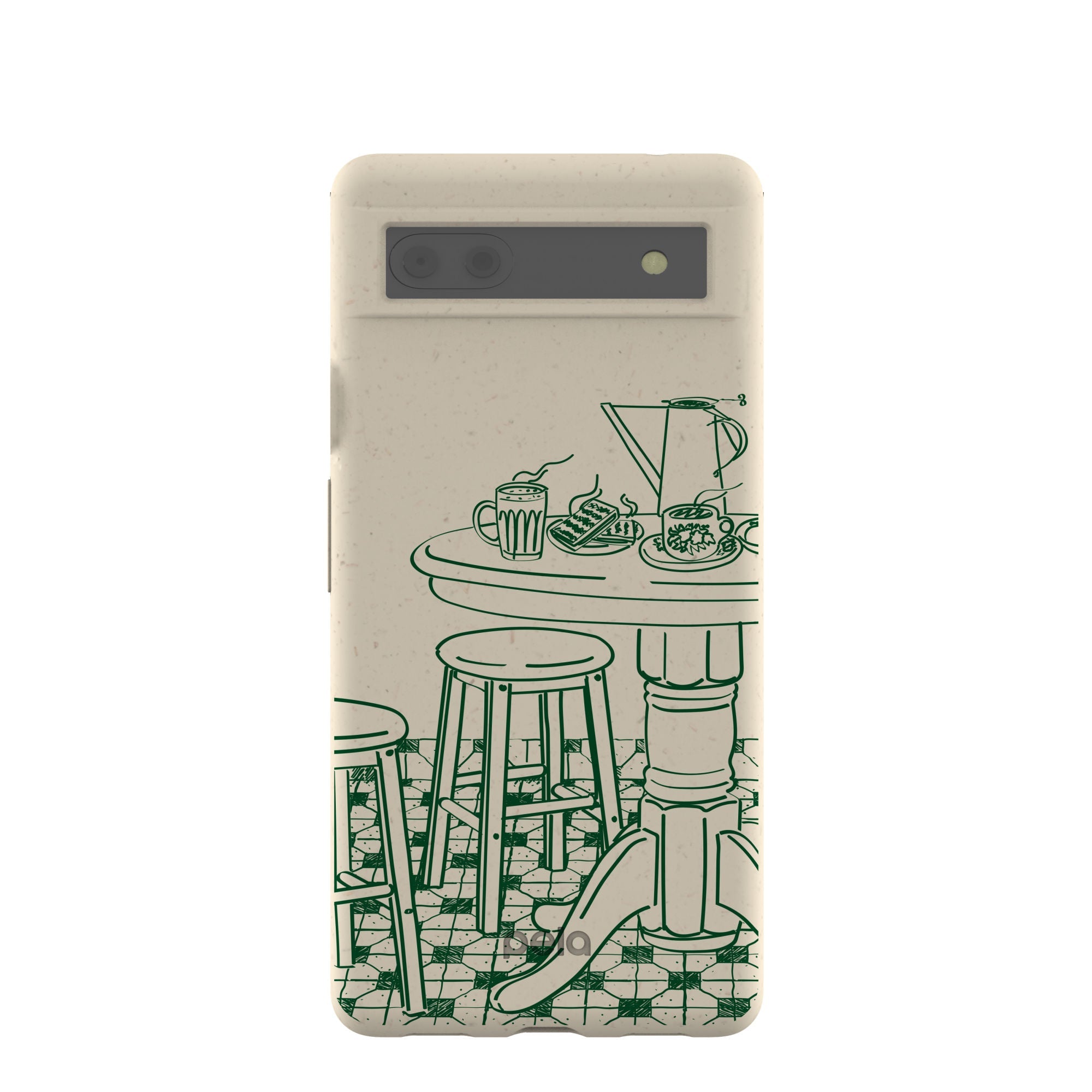 London Fog Brunch Google Pixel 6a Case Refurbished - Pela Case refurbished available on Cerqular