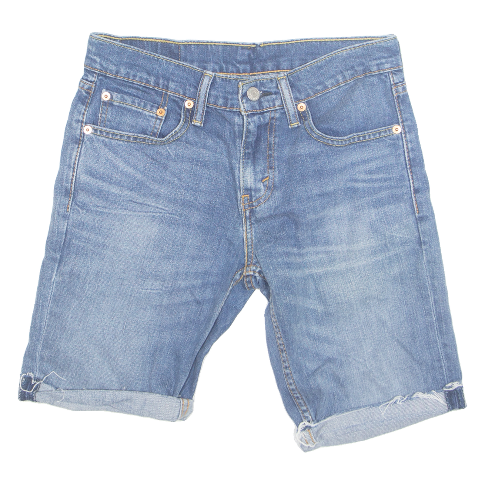LEVI'S Turn Up 511 Mens Denim Shorts Blue S W28 Refurbished - N/A refurbished available on Cerqular