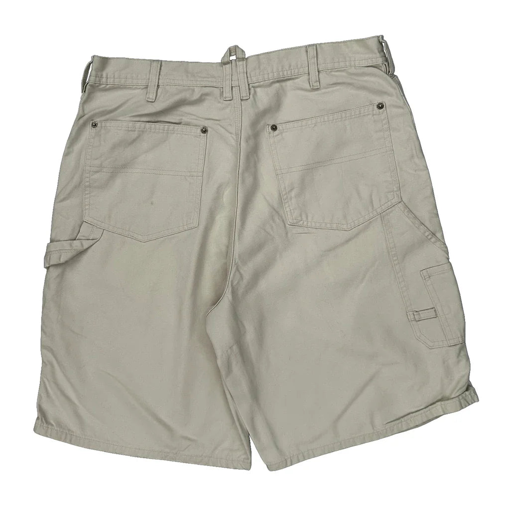 Buy Unbranded Carpenter Shorts - 32W 10L Beige Cotton Refurbished - $22.77 Unbranded Carpenter Shorts - 32W 10L Beige Cotton Refurbished - Thrifted (note: this is a term often used to describe second- refurbished available on Cerqular