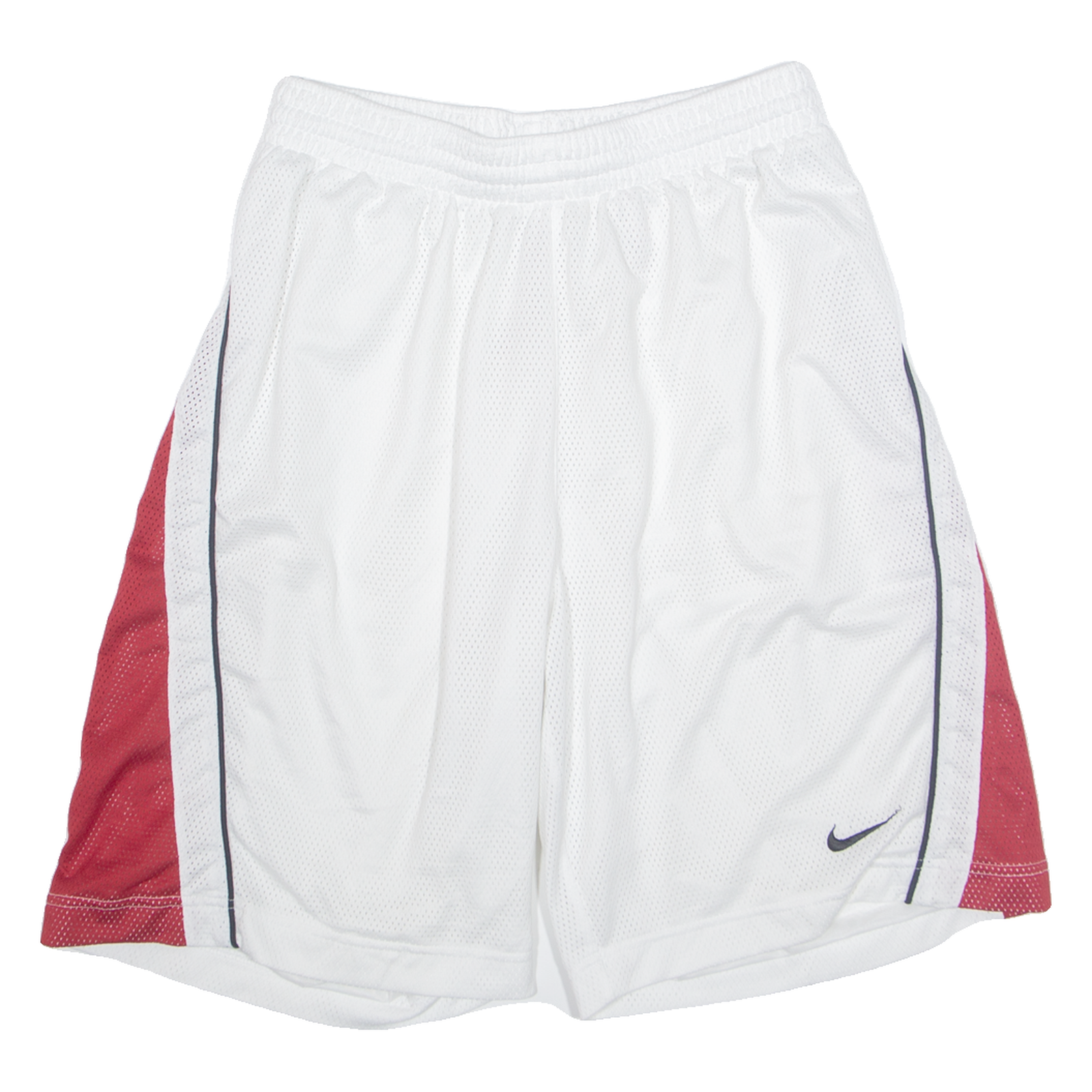 NIKE Mens Sports Shorts White Relaxed L W28 Refurbished - N/A refurbished available on Cerqular