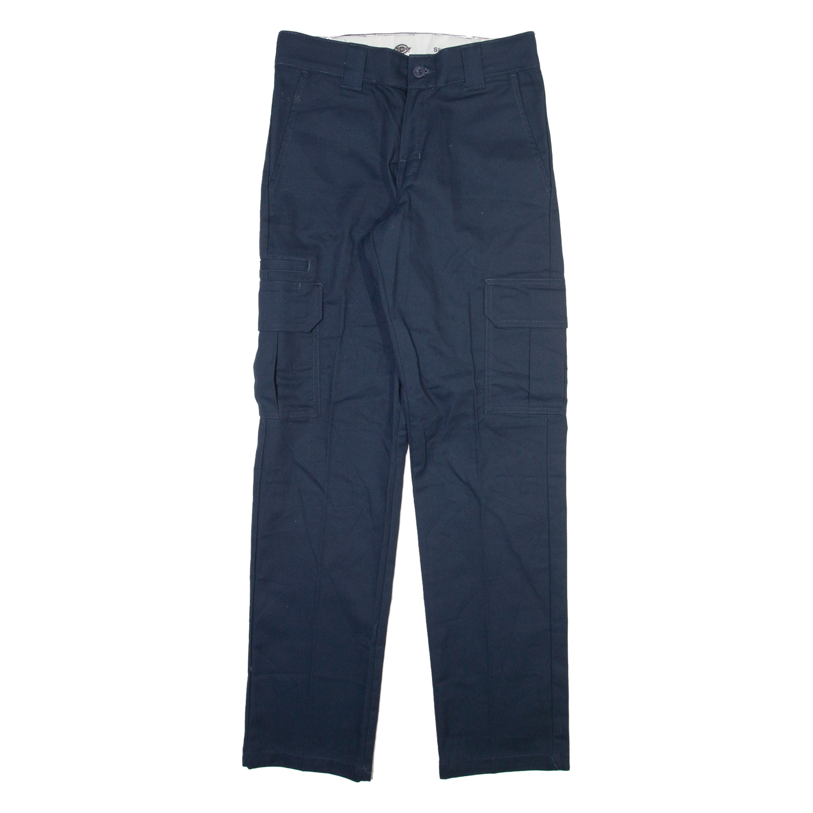 DICKIES Cargo Mens Trousers Blue Slim Straight W28 L32 Refurbished - N/A refurbished available on Cerqular