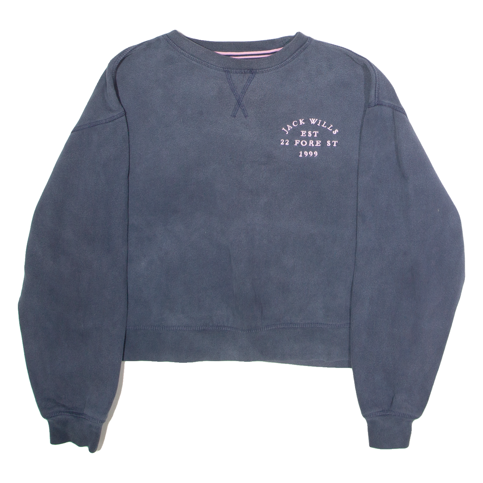 JACK WILLS Womens Sweatshirt Blue Crew Neck UK 10 Refurbished - N/A refurbished available on Cerqular
