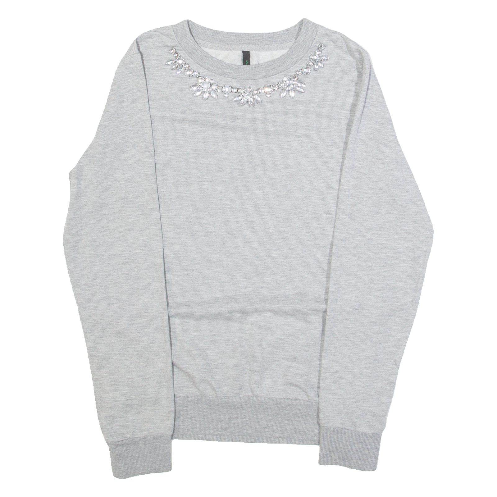 BENETTON Womens Sweatshirt Grey XS Refurbished - N/A refurbished available on Cerqular