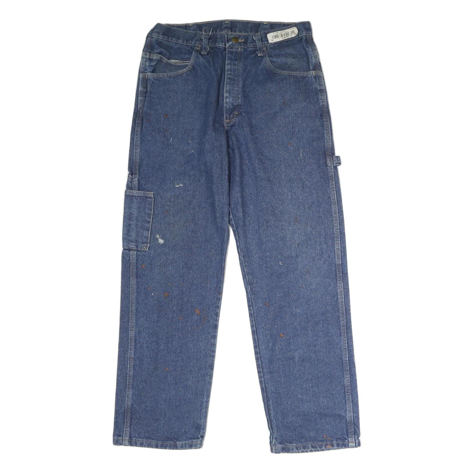 Buy Blue Mens Regular Fit Straight Cotton Jeans W32 L30 Workwear Utility Pocket Zip Refurbished - $16.89 Blue Mens Regular Fit Straight Cotton Jeans W32 L30 Workwear Utility Pocket Zip Refurbished - N/A refurbished available on Cerqular