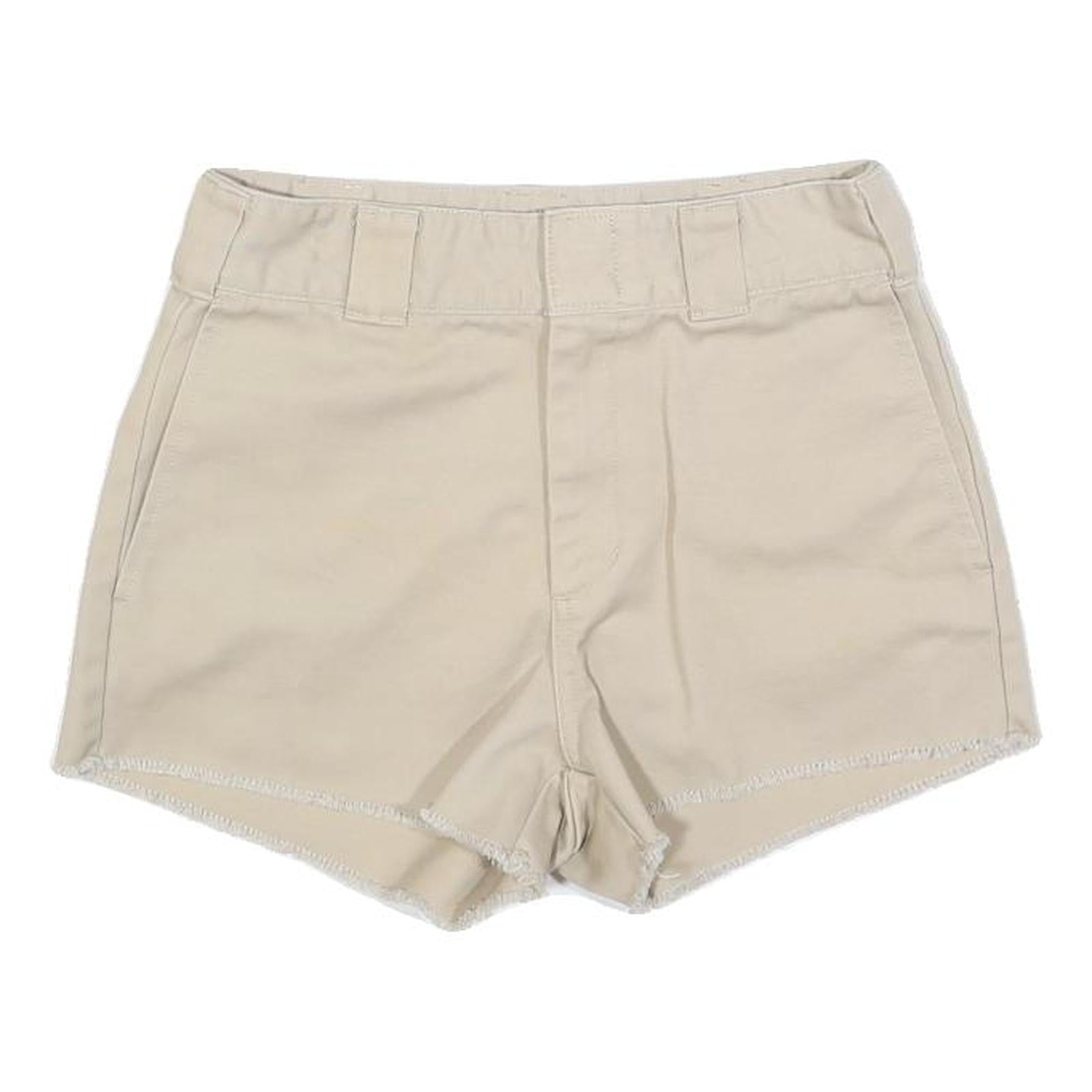 DICKIES Womens Shorts Beige Casual XS W24 Workwear Cotton Blend Refurbished - N/A refurbished available on Cerqular
