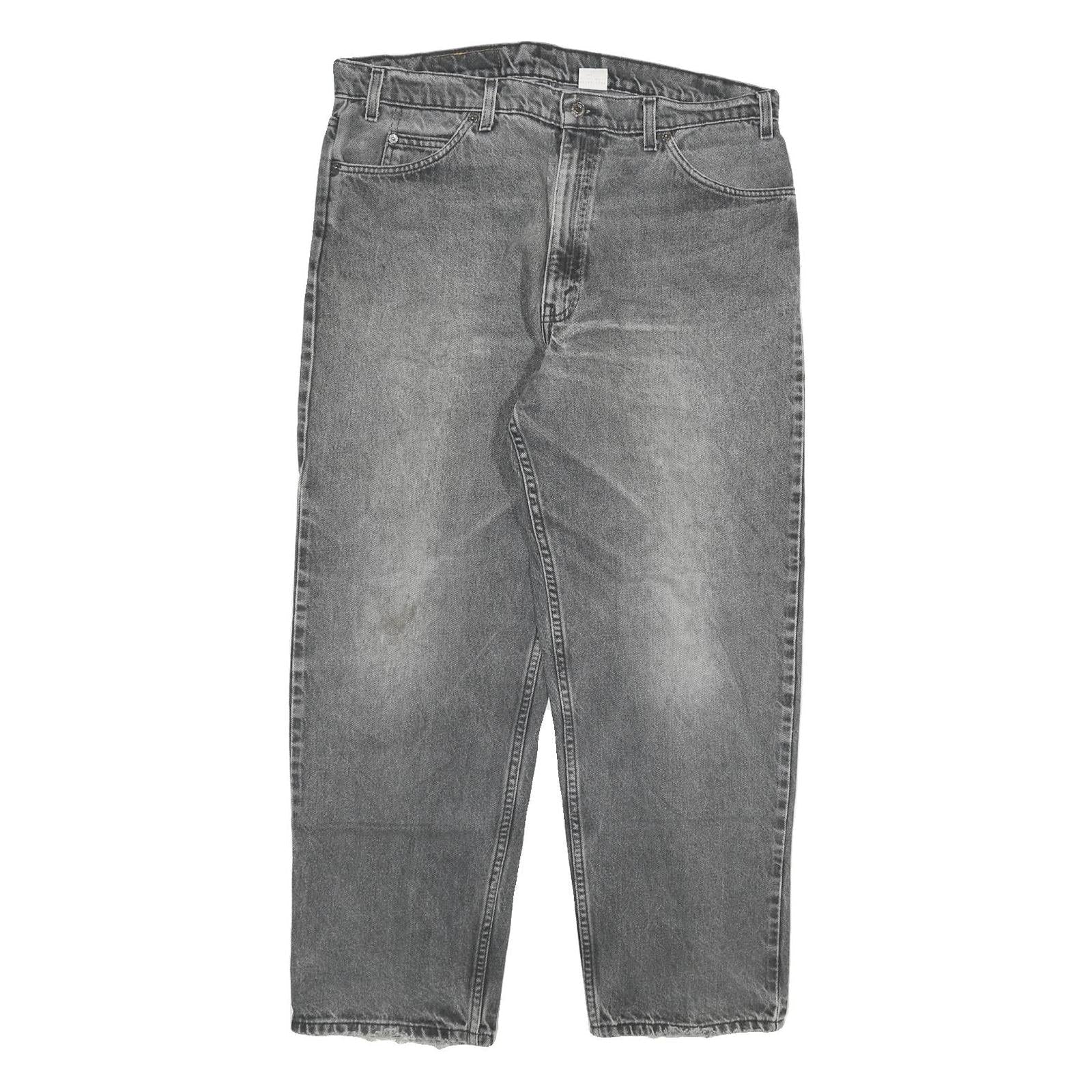 LEVI'S Mens Jeans Grey Relaxed Straight Denim Medium W38 L30 Classic Cotton Refurbished - N/A refurbished available on Cerqular