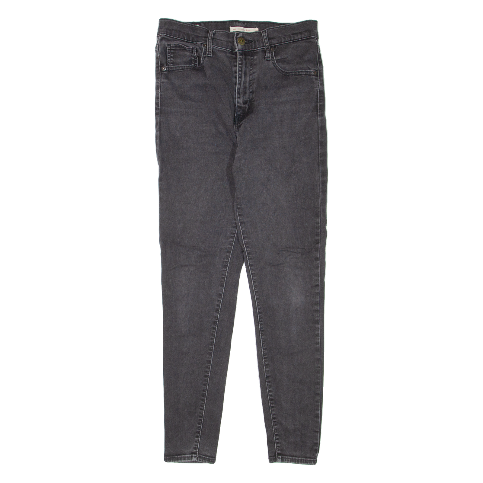 LEVI'S Mile High BIG E Womens Jeans Black Slim Skinny Denim W28 L28 Refurbished - N/A refurbished available on Cerqular