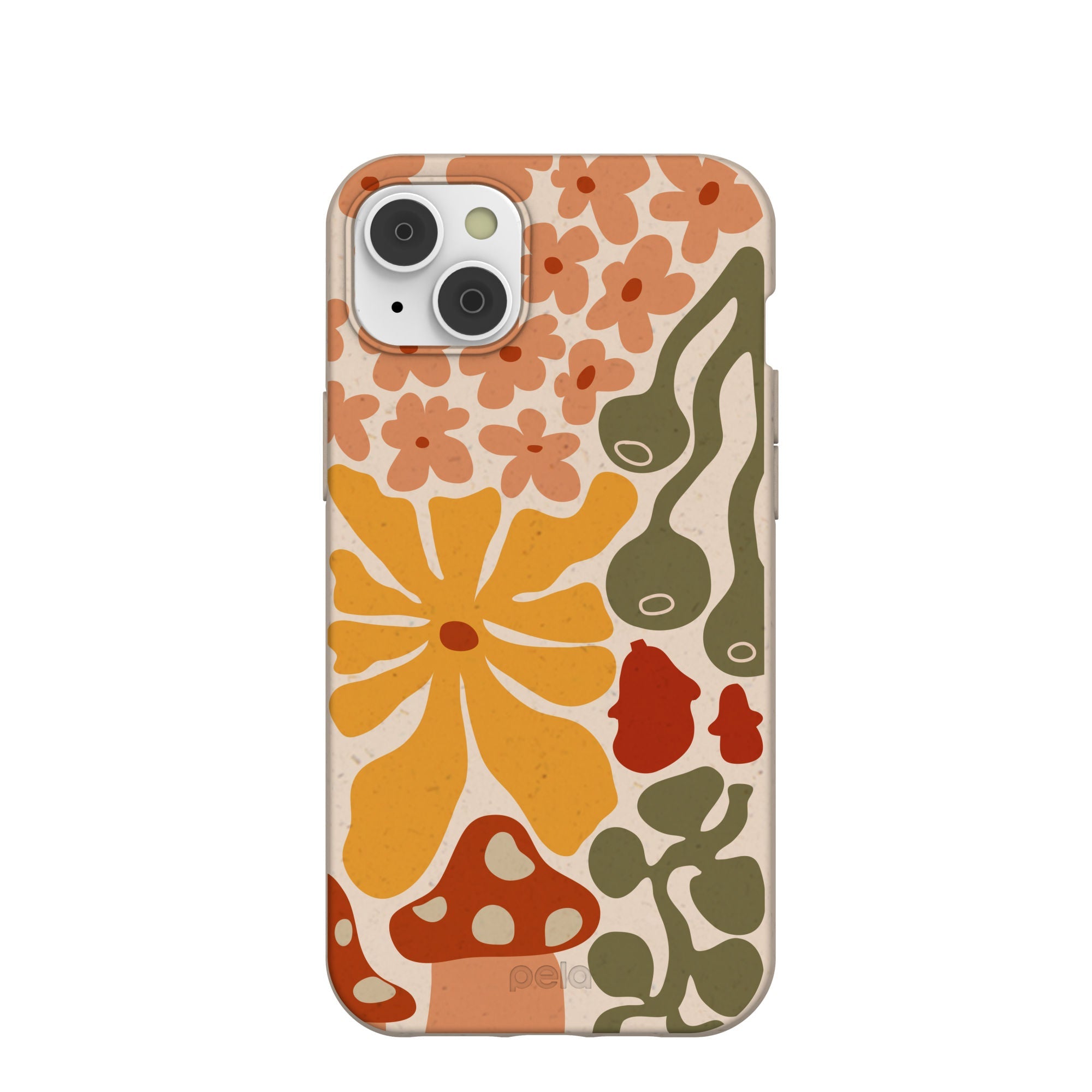 Seashell Fall Flourish iPhone 14 Plus Case Refurbished - Pela Case refurbished available on Cerqular