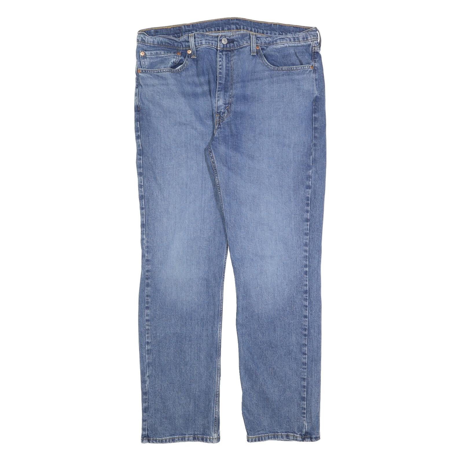 LEVI'S 514 Classic Mens Jeans Blue Classic Straight Denim Medium W38 L32 Refurbished - N/A refurbished available on Cerqular
