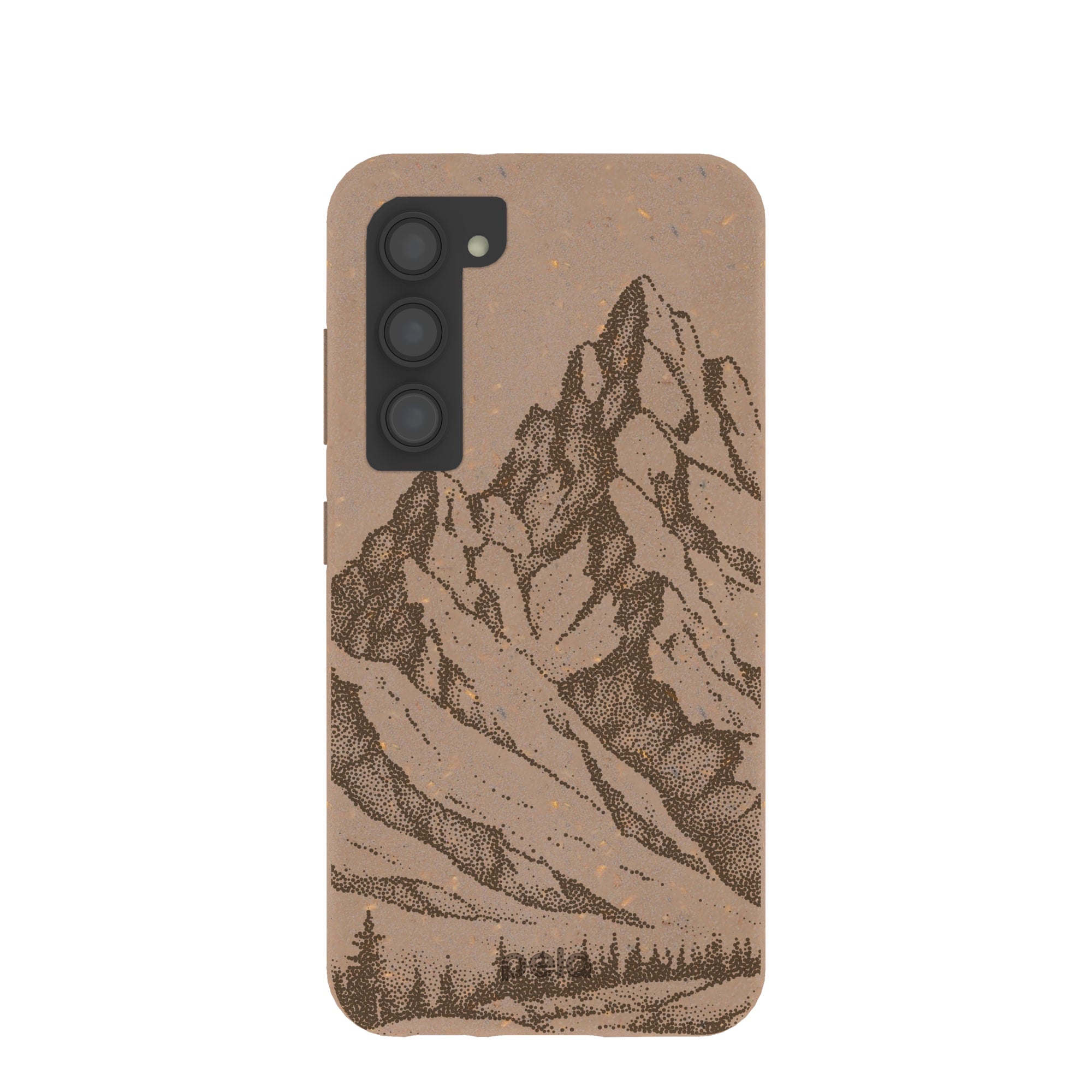 Chocolate Brown Silent Summit Samsung Galaxy S23 Case Refurbished - Pela Case refurbished available on Cerqular