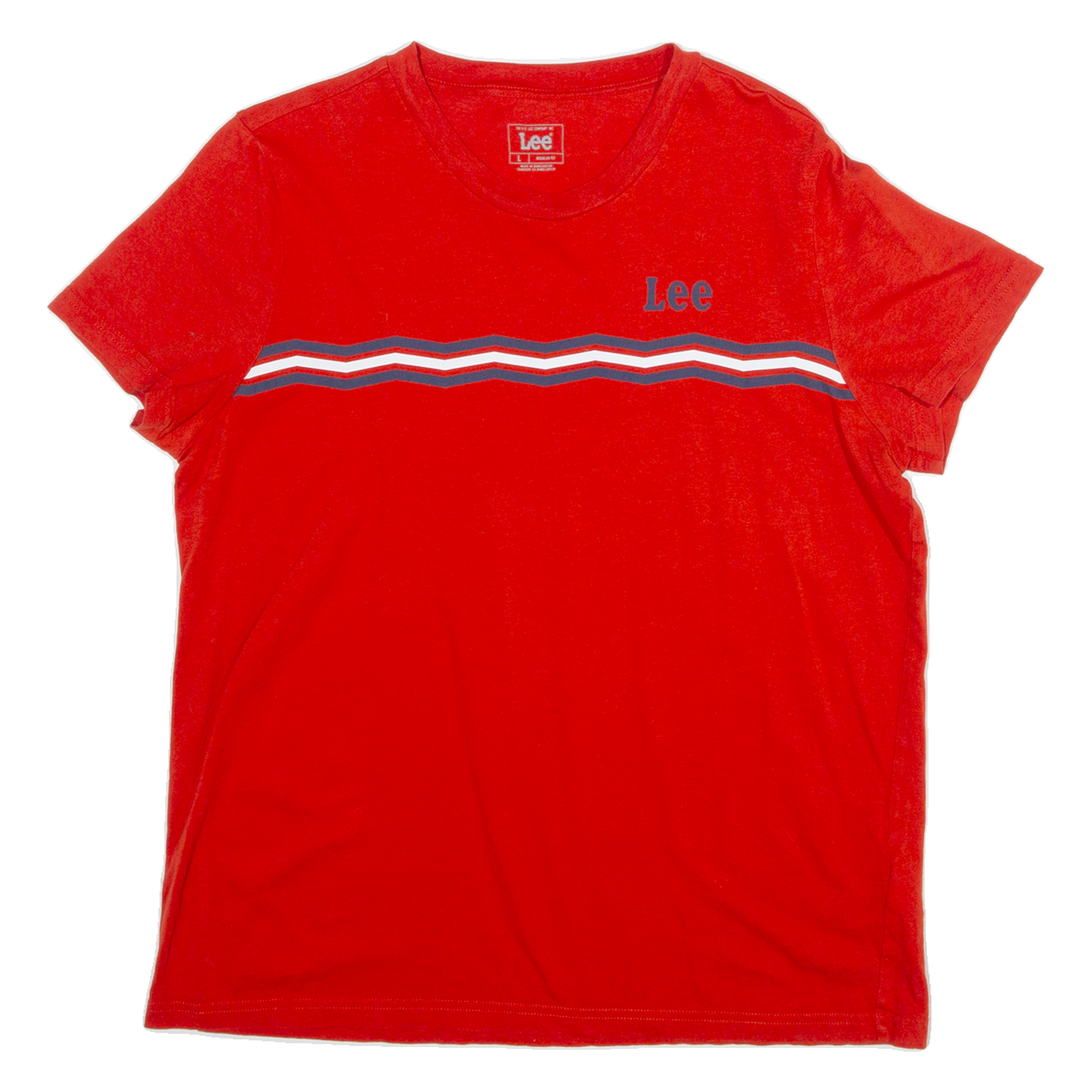 LEE Regular Fit Mens T-Shirt Red L Refurbished - N/A refurbished available on Cerqular