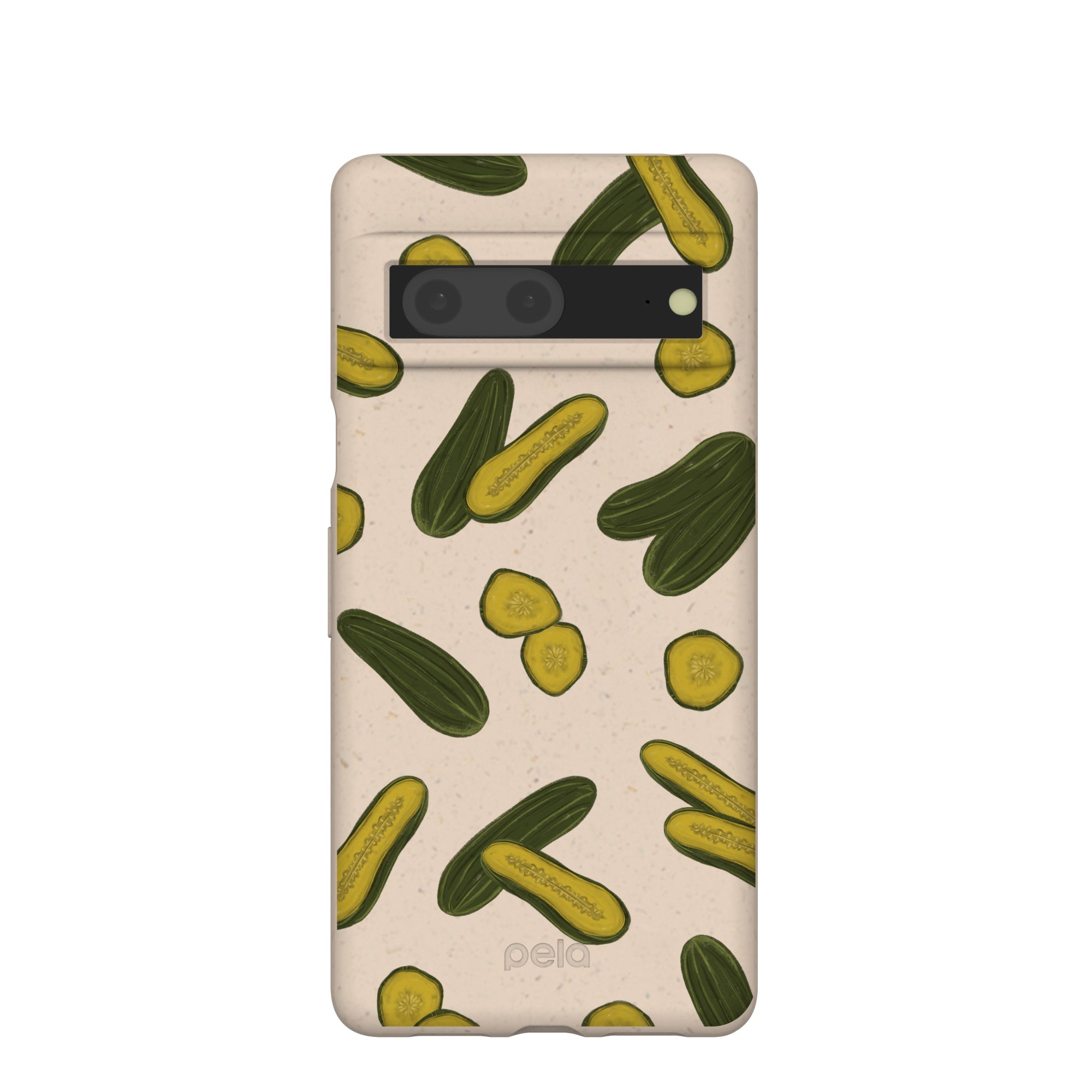 Seashell In a Pickle Google Pixel 7 Case Refurbished - Pela Case refurbished available on Cerqular