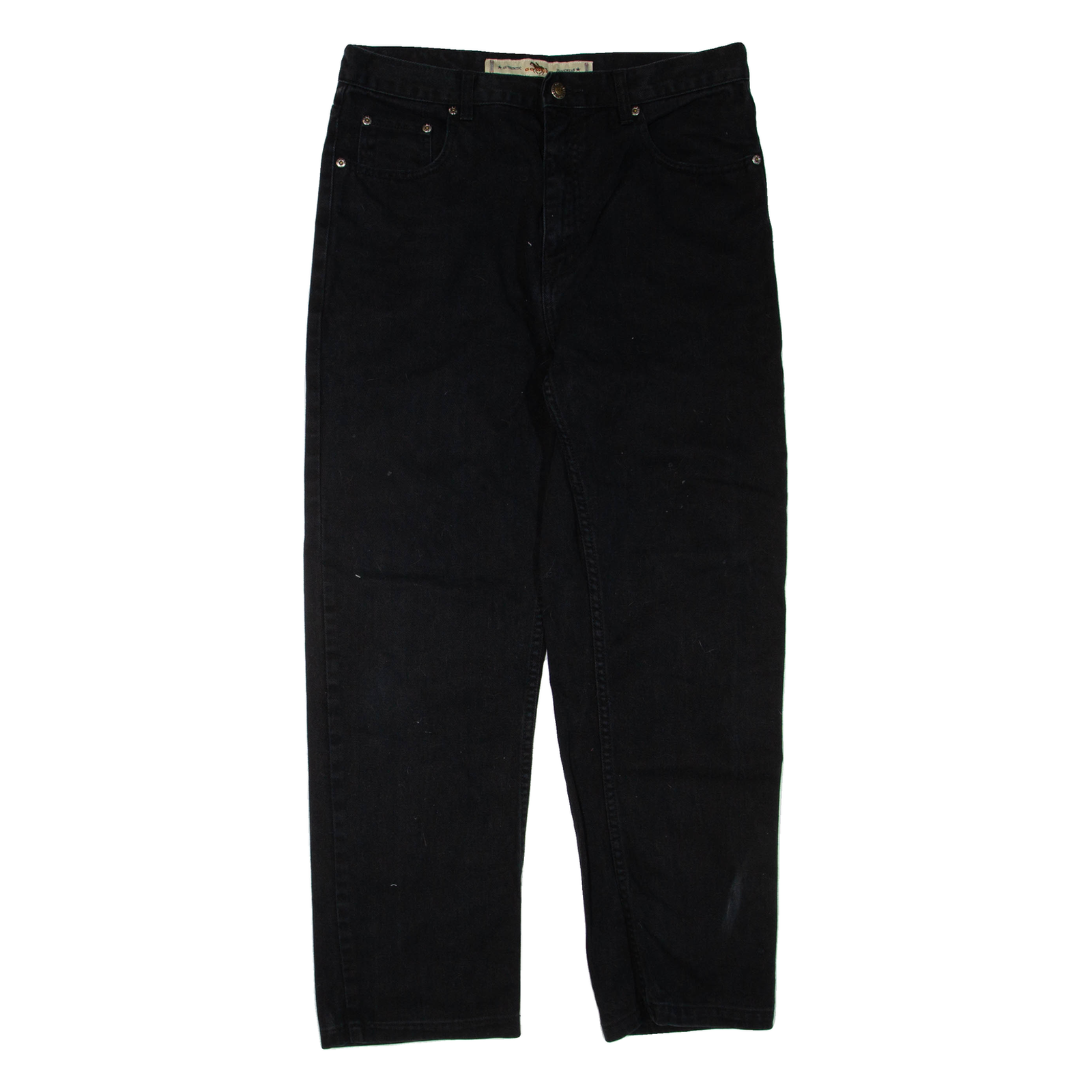 GOWEST Womens Jeans Black Regular Tapered W34 L30 Refurbished - N/A refurbished available on Cerqular