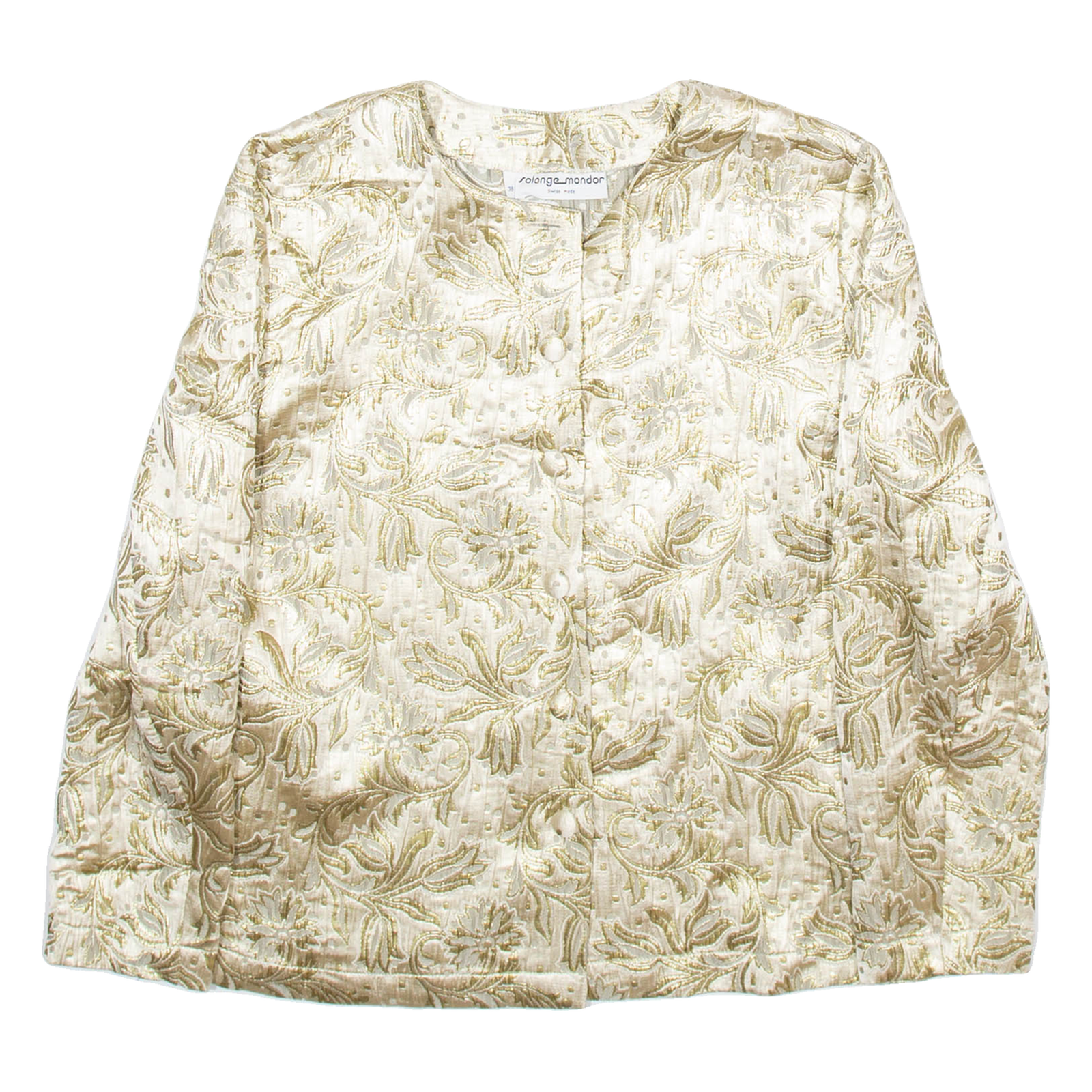Buy SOLANGE MANDOR Womens Printed Blouse Gold Collared Long Sleeve Crazy Pattern M Refurbished - $16.89 SOLANGE MANDOR Womens Printed Blouse Gold Collared Long Sleeve Crazy Pattern M Refurbished - N/A refurbished available on Cerqular