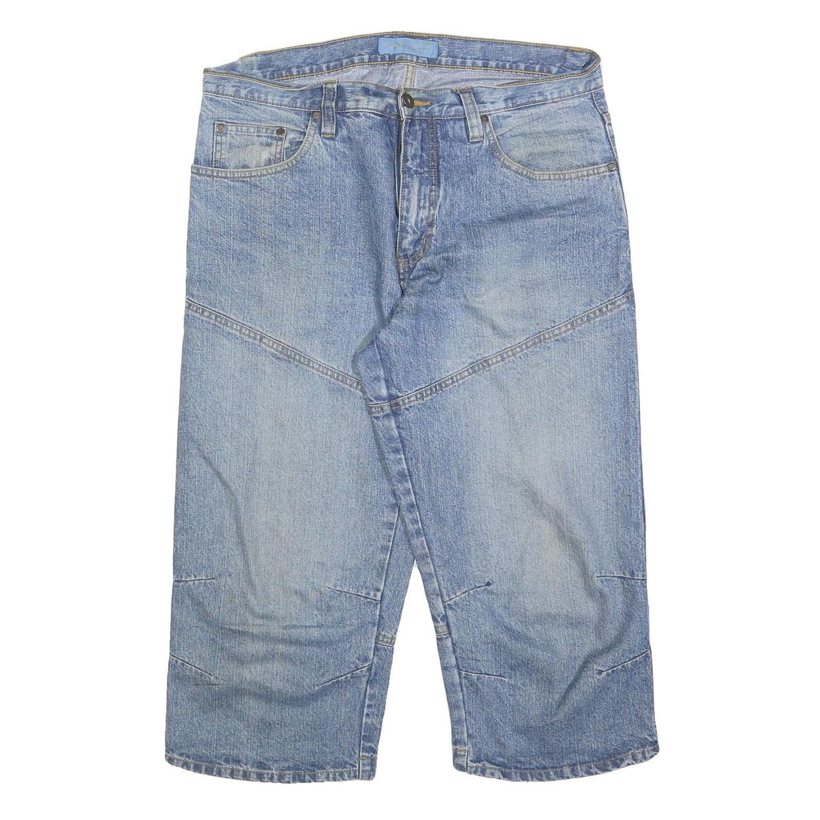 ARIZONA JEAN COMPANY Mens Shorts Blue Denim XL W38 Relaxed Fit Casual Cotton Refurbished - N/A refurbished available on Cerqular