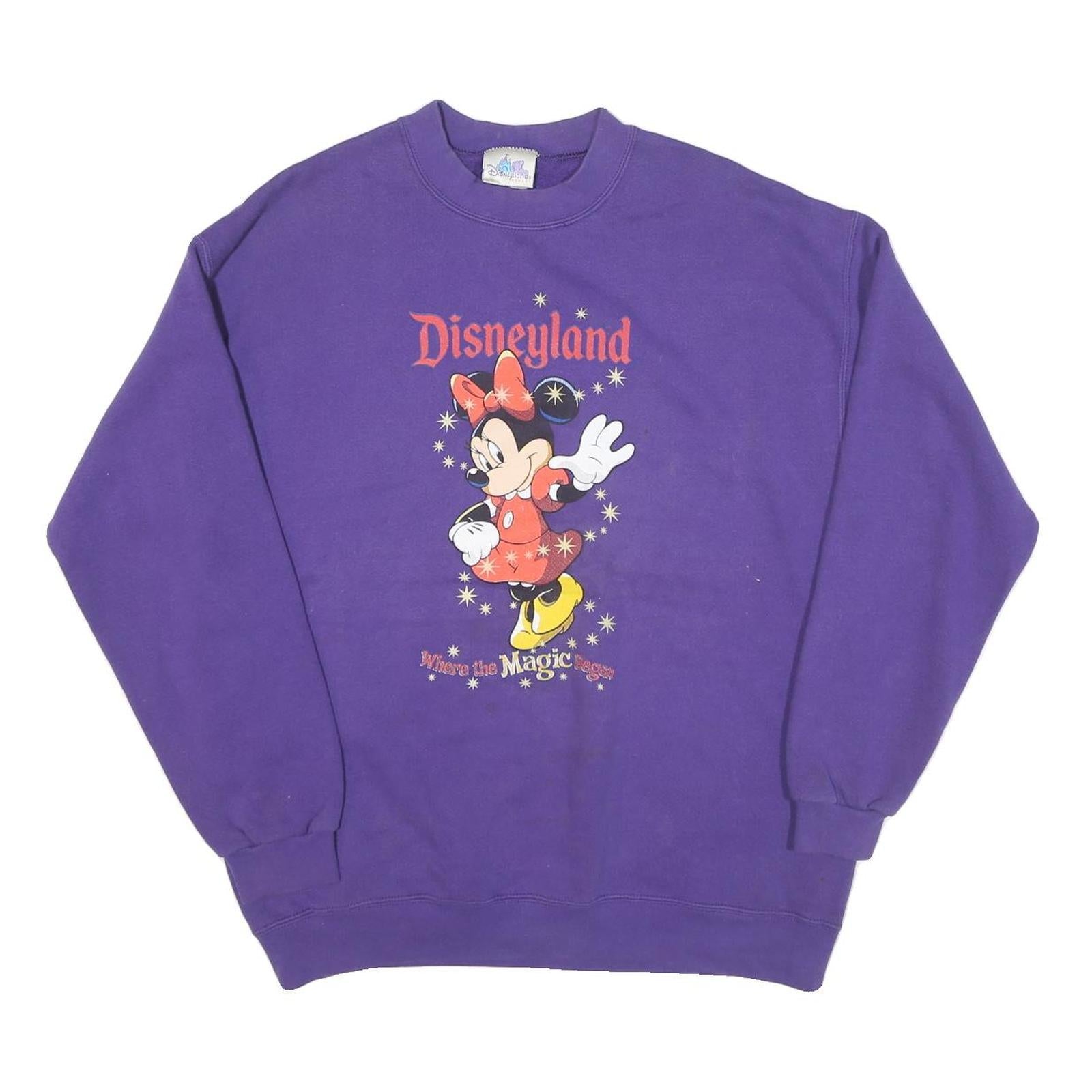 Buy DISNEY Mens Purple Minnie Mouse Crew Neck L Sweatshirt Disneyland Magic Refurbished - $33.79 DISNEY Mens Purple Minnie Mouse Crew Neck L Sweatshirt Disneyland Magic Refurbished - N/A refurbished available on Cerqular
