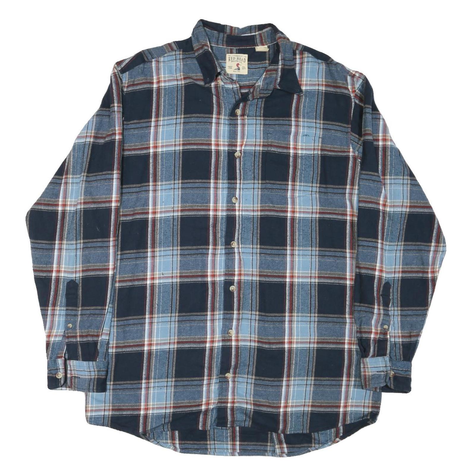 Buy JACHS Mens Blue & Brown Check Shirt XL Cotton Blend Casual Long Sleeve Refurbished - $32.49 JACHS Mens Blue & Brown Check Shirt XL Cotton Blend Casual Long Sleeve Refurbished - N/A refurbished available on Cerqular