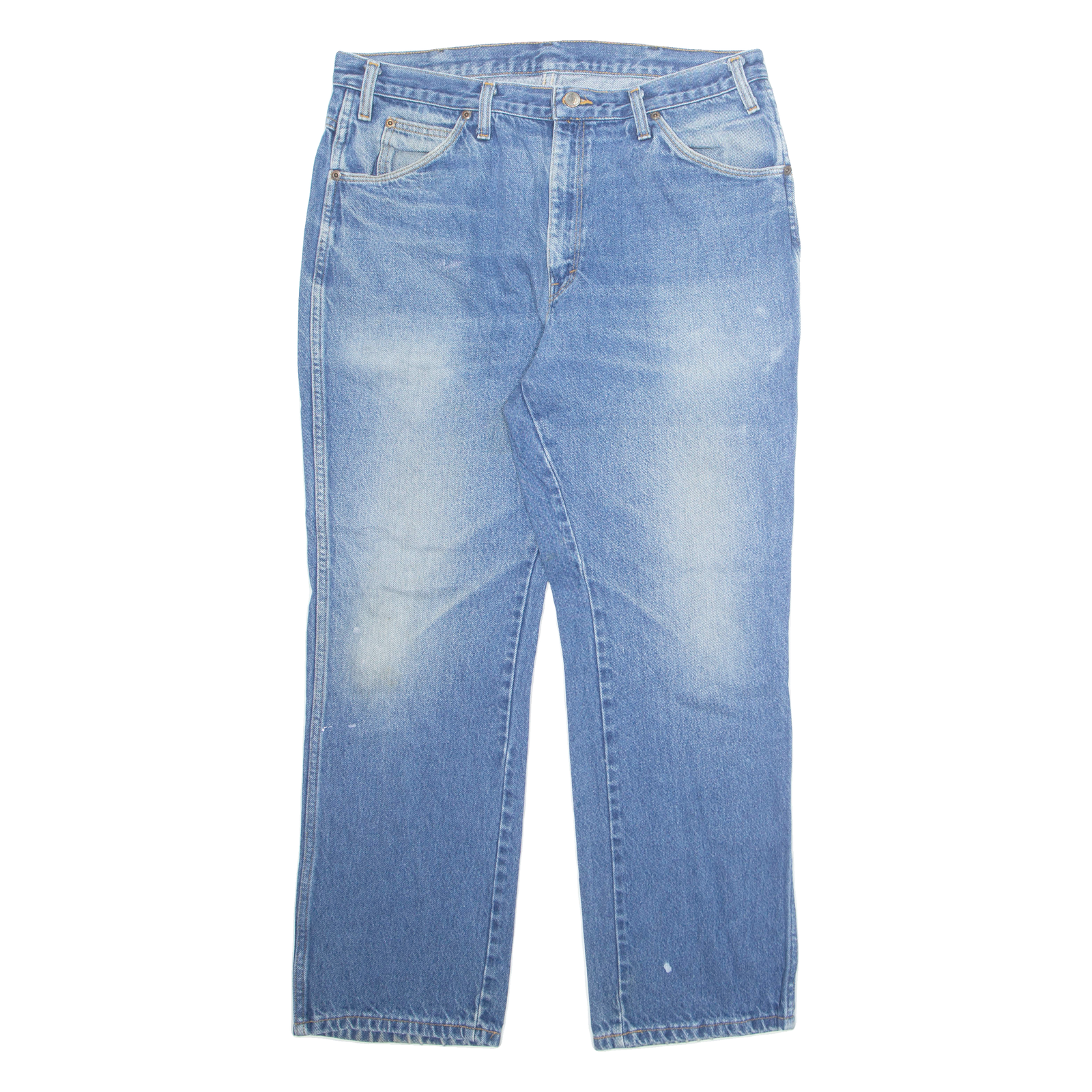 DICKIES Mens Jeans Blue Loose Straight Stone Wash W34 L28 Refurbished - N/A refurbished available on Cerqular