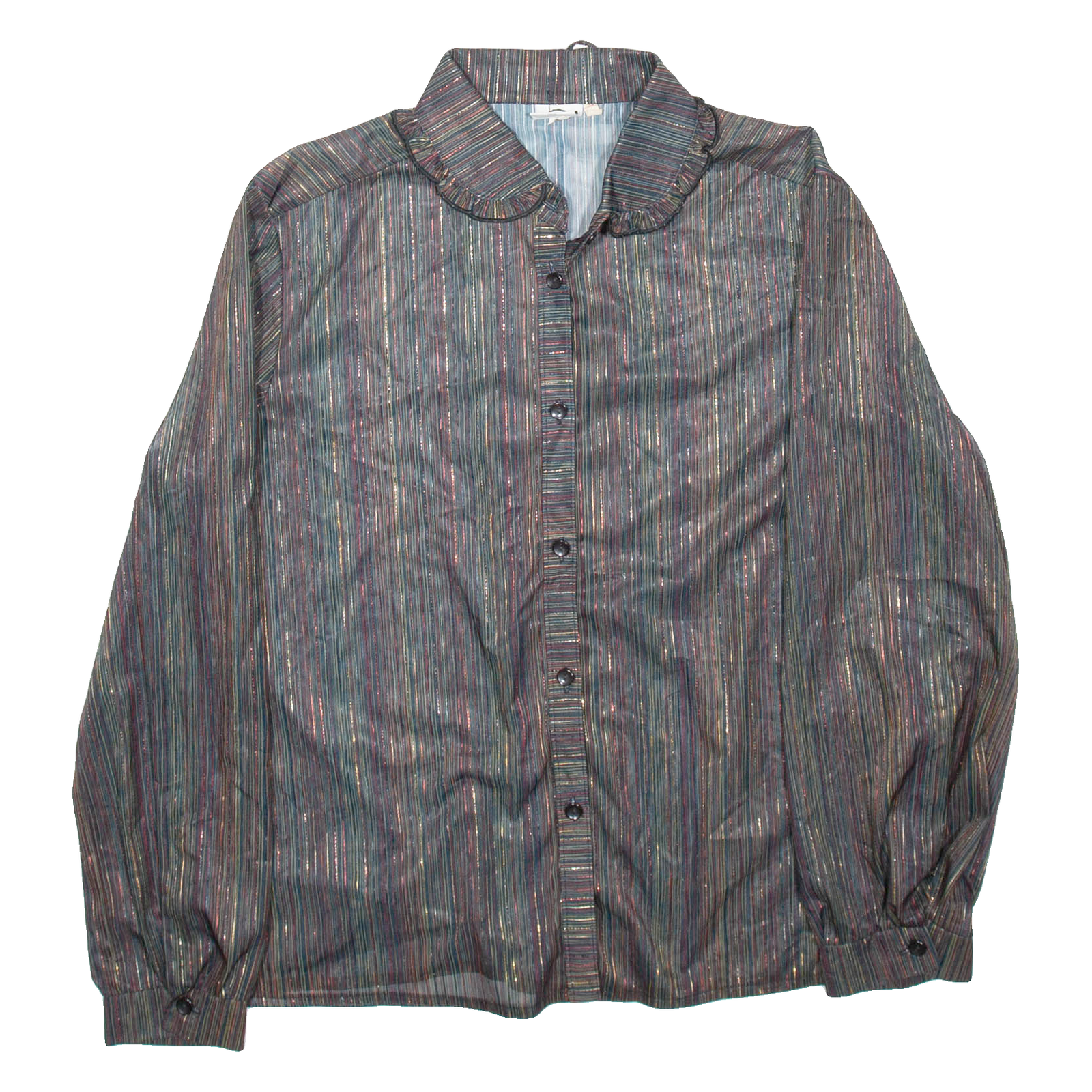 C&A Mesh Mens Shirt Black Striped Long Sleeve M Refurbished - N/A refurbished available on Cerqular