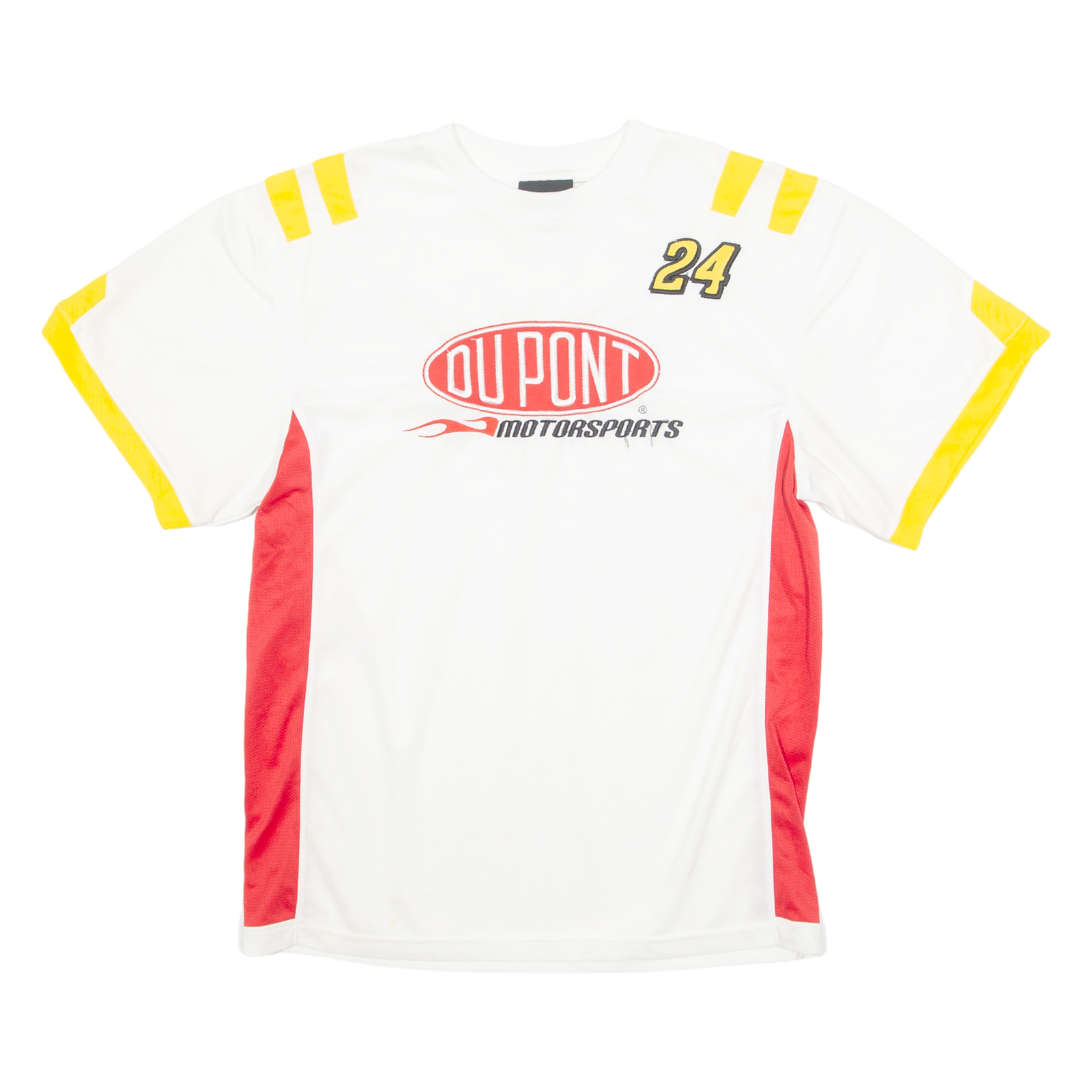 NASCAR Du Pont 24 Mens Jersey White USA XL Refurbished - N/A refurbished available on Cerqular