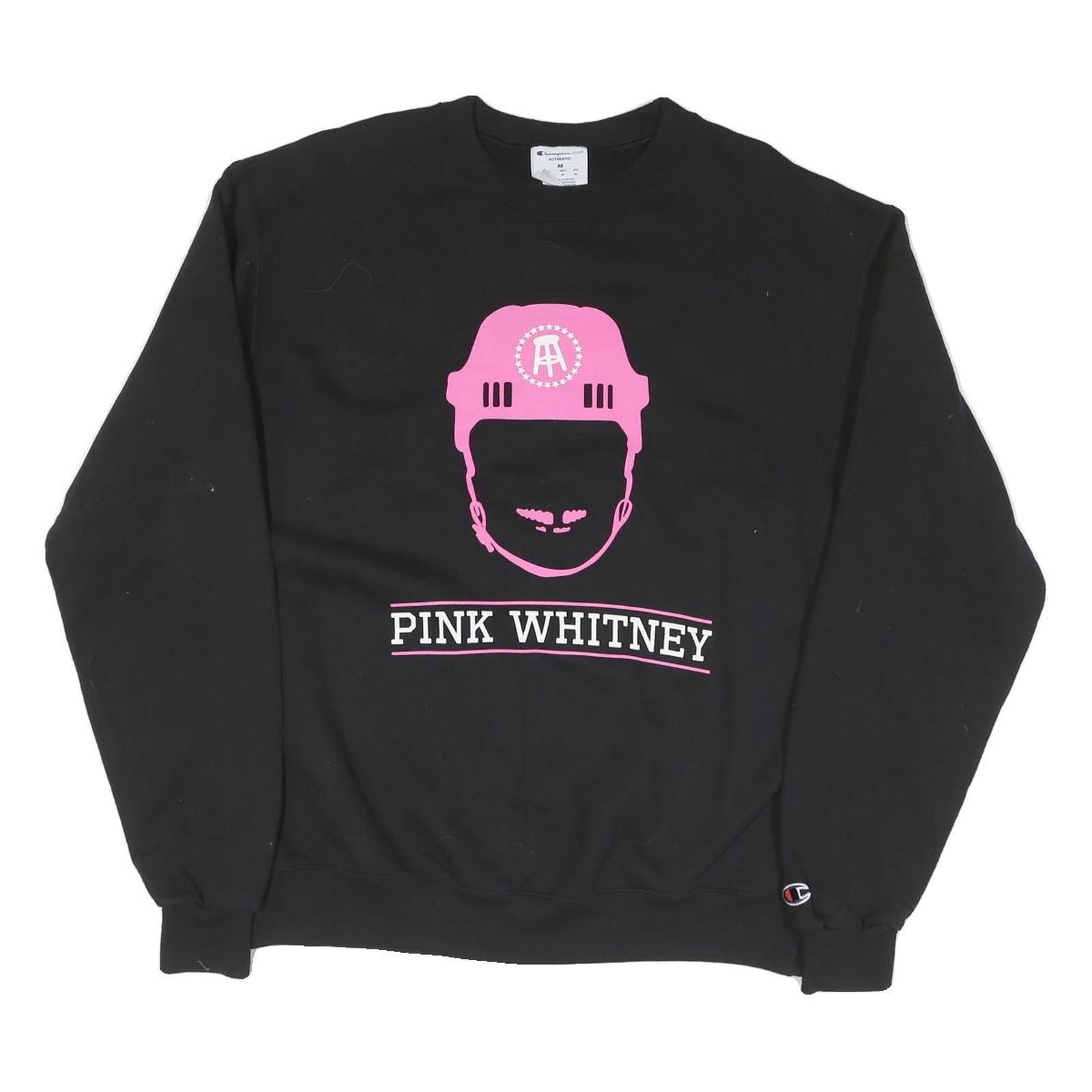 Buy CHAMPION Mens Black Pink Whitney Crew Neck M Sweatshirt Graphic Print Cotton Refurbished - $33.79 CHAMPION Mens Black Pink Whitney Crew Neck M Sweatshirt Graphic Print Cotton Refurbished - N/A refurbished available on Cerqular