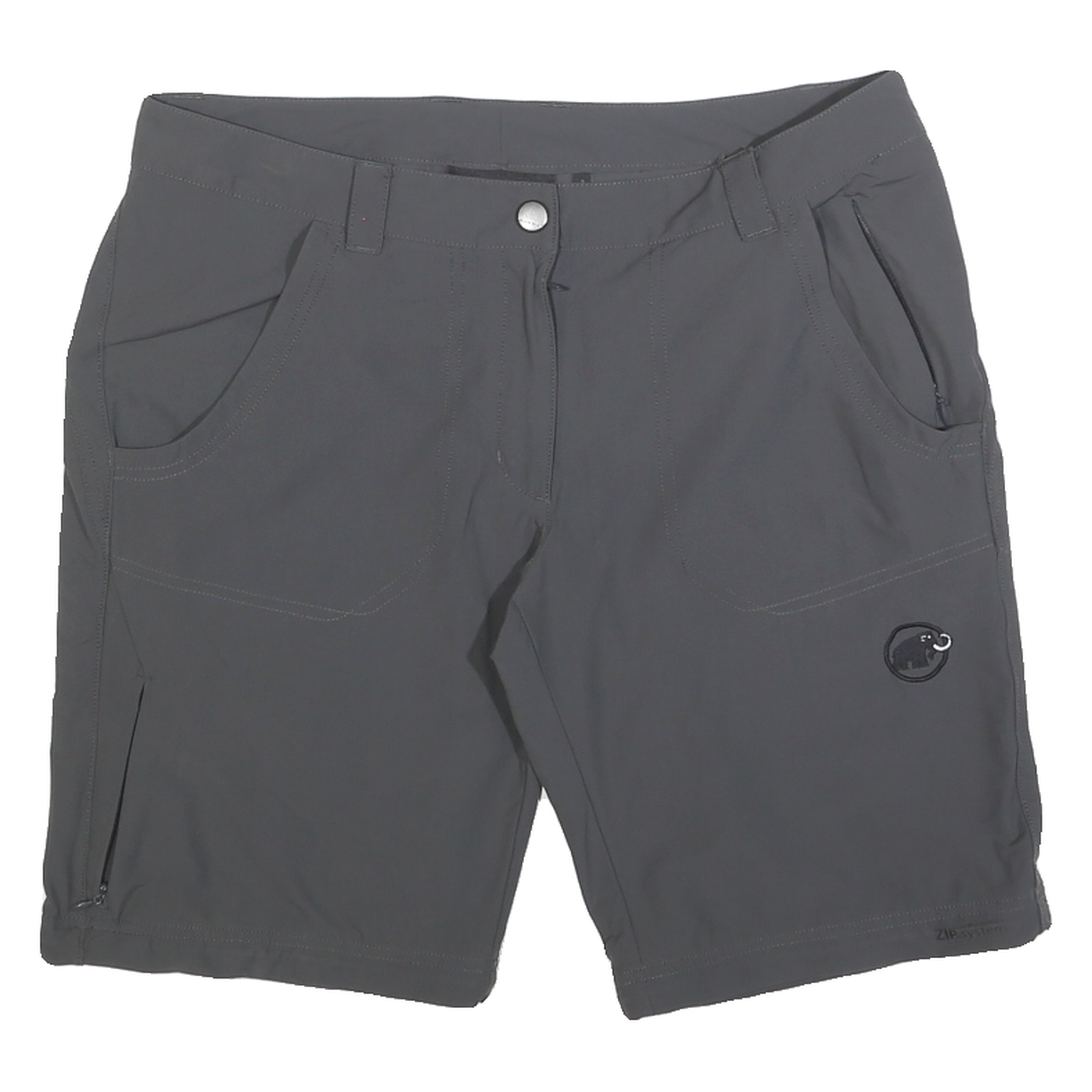 MAMMUT Womens Grey Casual Shorts UK 14 W32 Outdoor Lightweight Button Closure Refurbished - N/A refurbished available on Cerqular